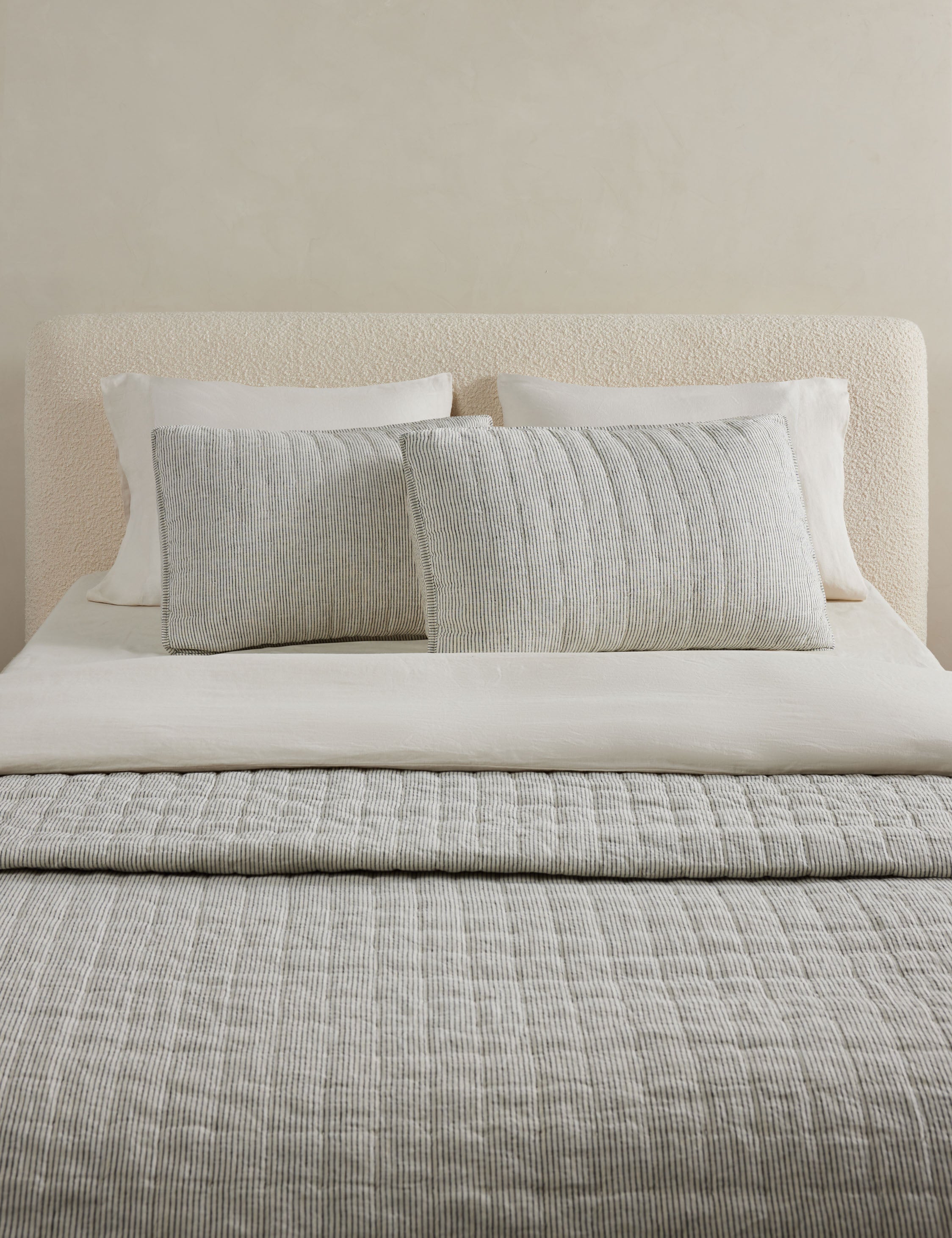 Lulu and Georgia - Lammin Linen Quilted Coverlet by Sarah Sherman Samuel