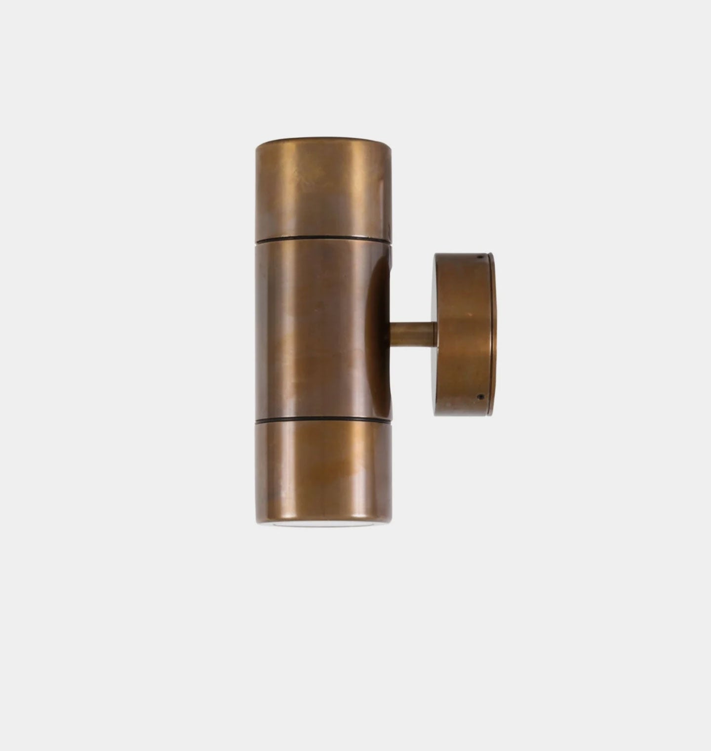 Amber Interiors - Lana Outdoor Sconce Antique Brass