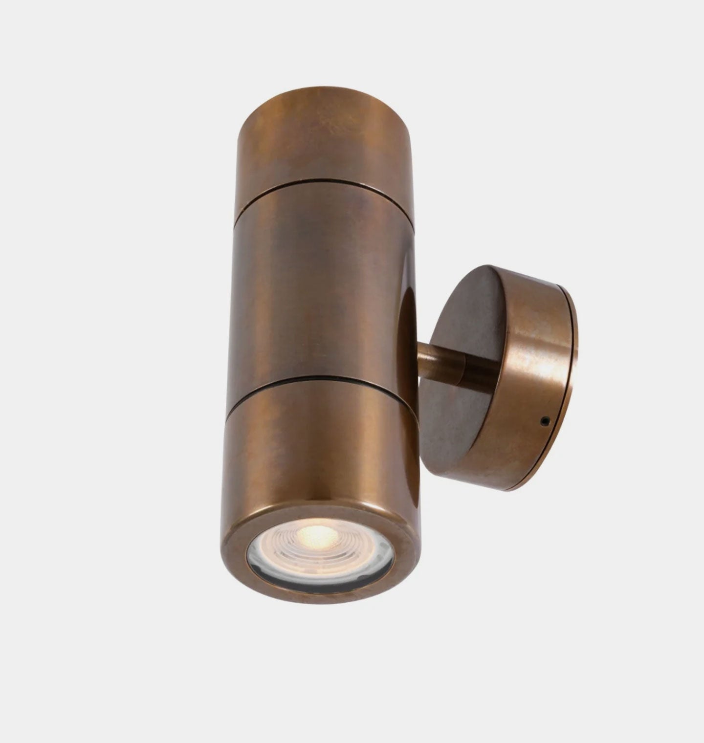 Amber Interiors - Lana Outdoor Sconce Antique Brass