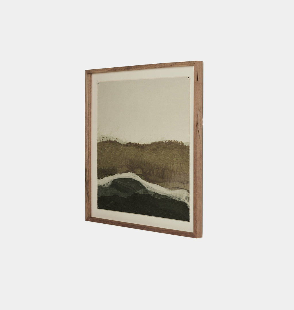 Amber Interiors - Lands by Dan Hobday Framed Print