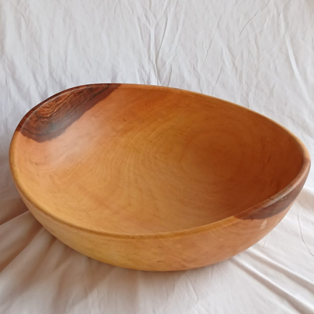 Terra Klay - Extra Large (XL) 20 inch Contemporary "Wave" Wood Bowl