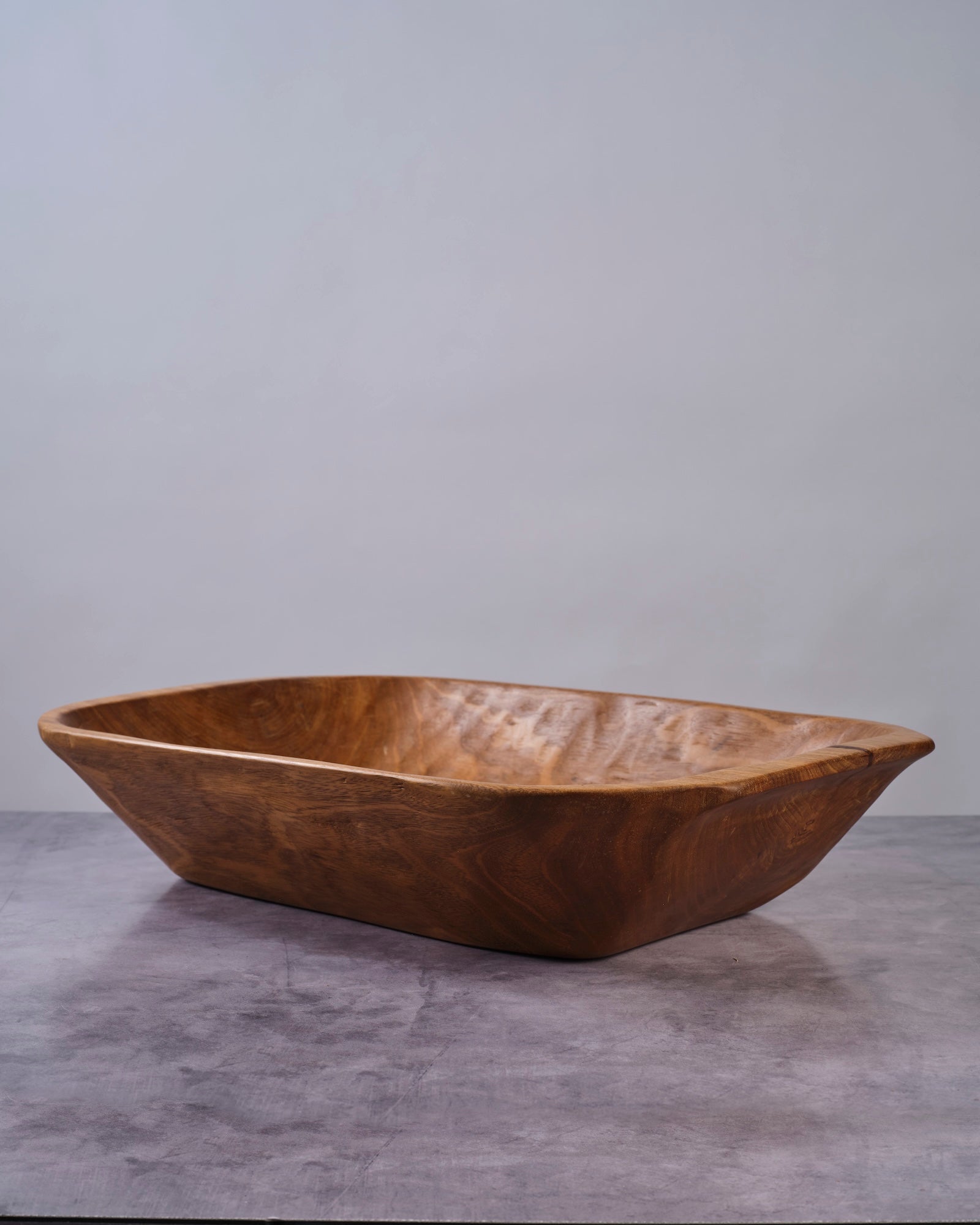 Terra Klay - Rectangular Extra Large Wooden Bowl, Tray