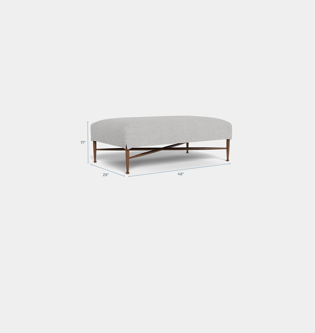 Amber Interiors - Lauren Ottoman