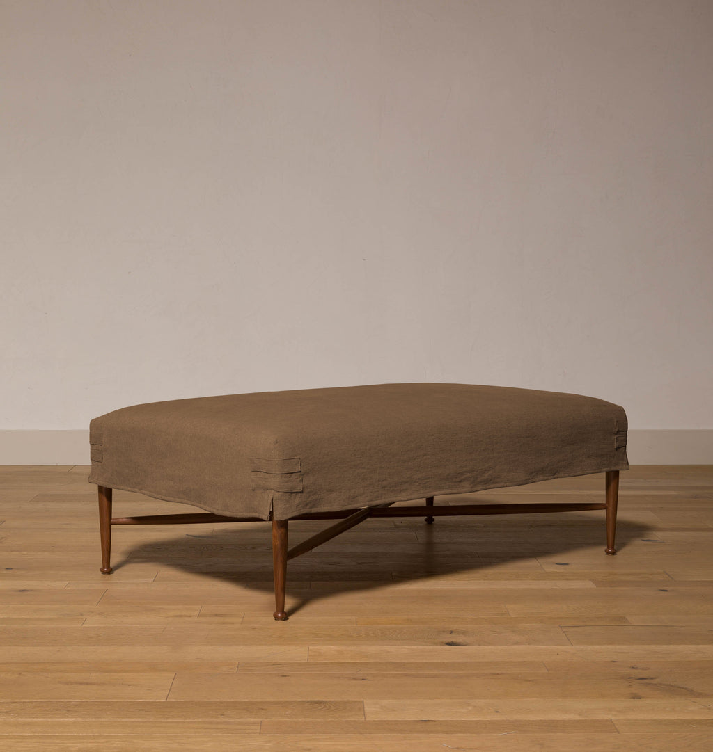 Amber Interiors - Lauren Ottoman