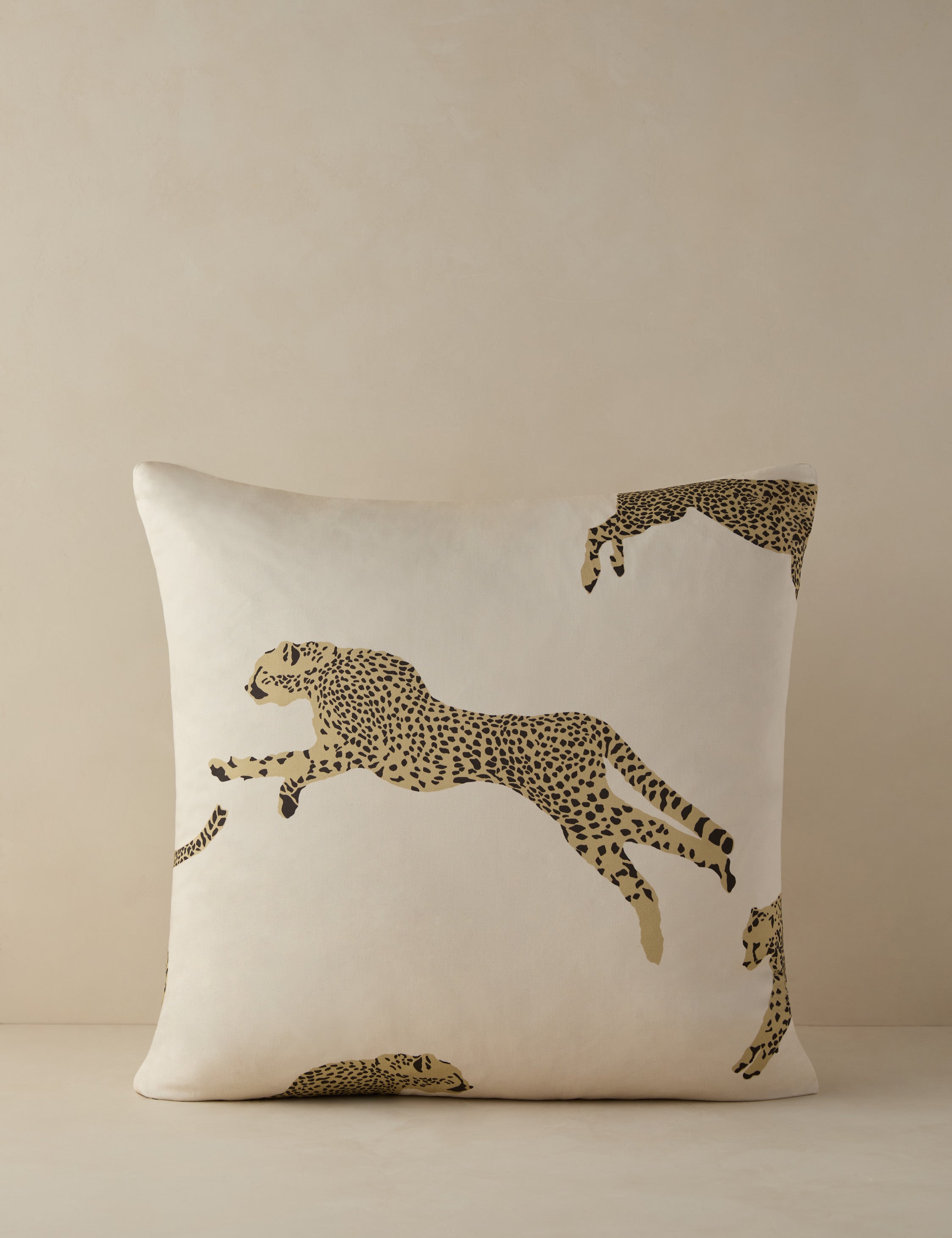 Lulu and Georgia - Leaping Cheetah Pillow by Scalamandre