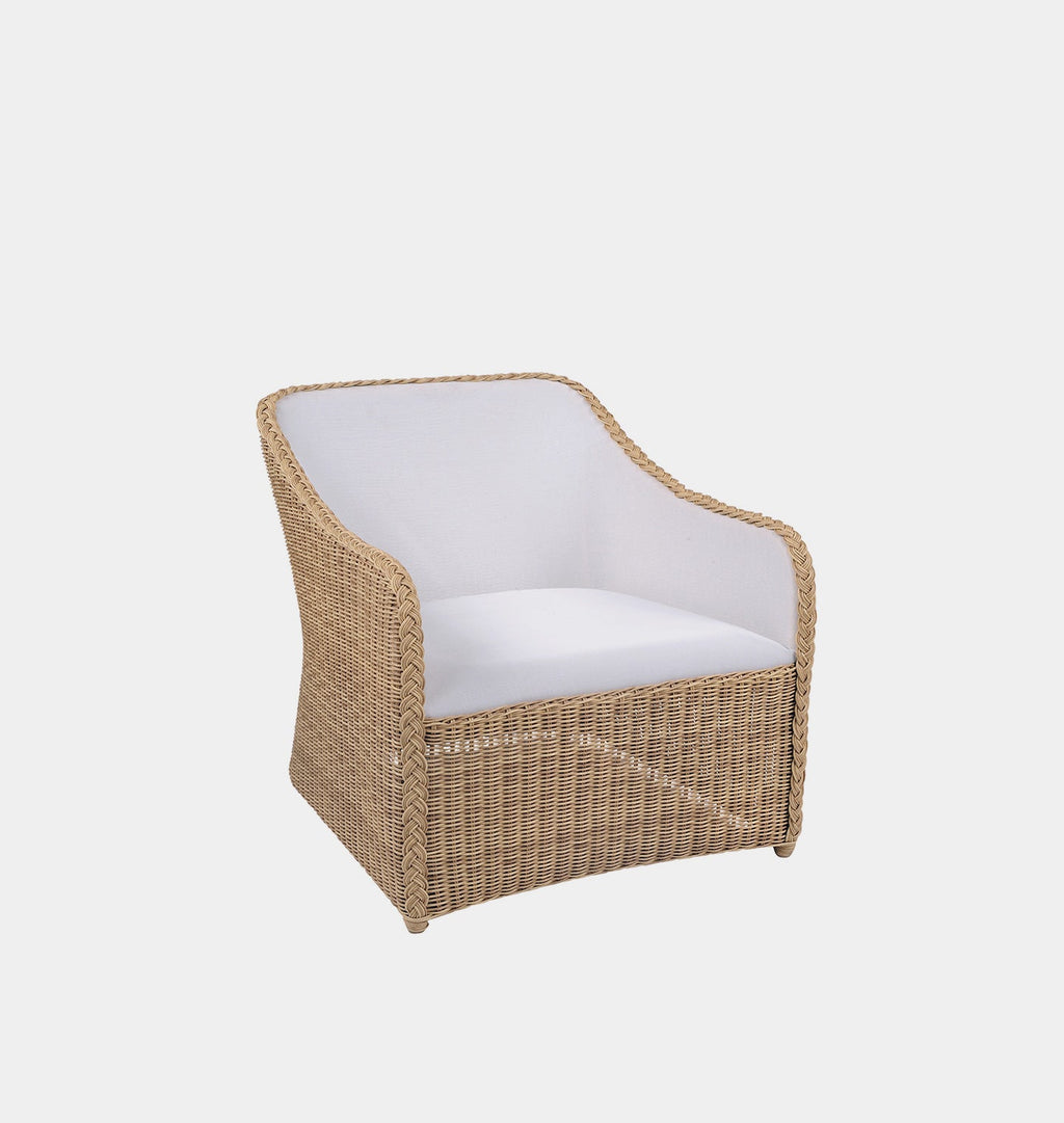Amber Interiors - Levin Outdoor Lounge Chair & Ottoman