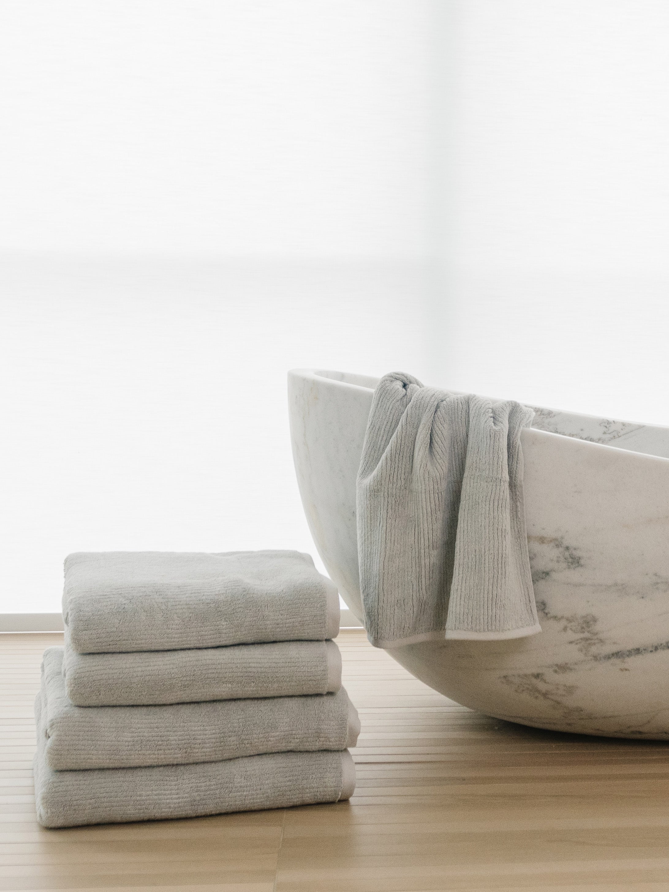 Cozy Earth - Ribbed Terry Bath Towels