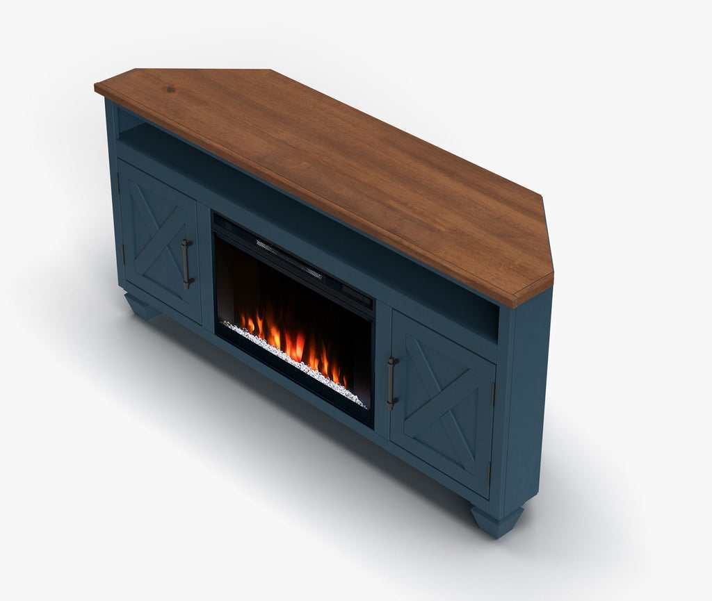 Real Cozy - 64" Liberty Corner Fireplace TV Stand