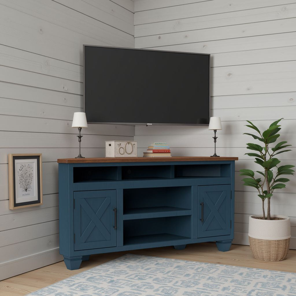 Real Cozy - 64" Liberty Corner TV Stand