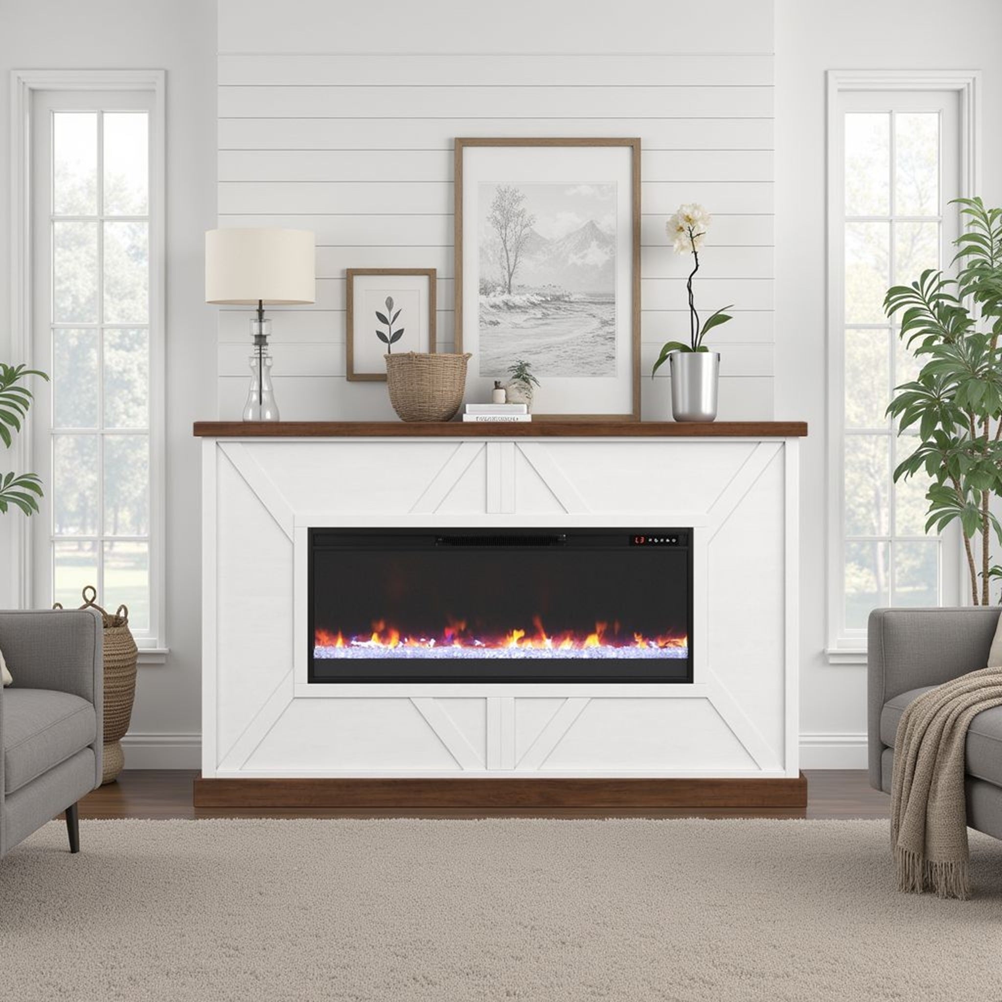 Real Cozy - 66" Liberty Fireplace Mantel