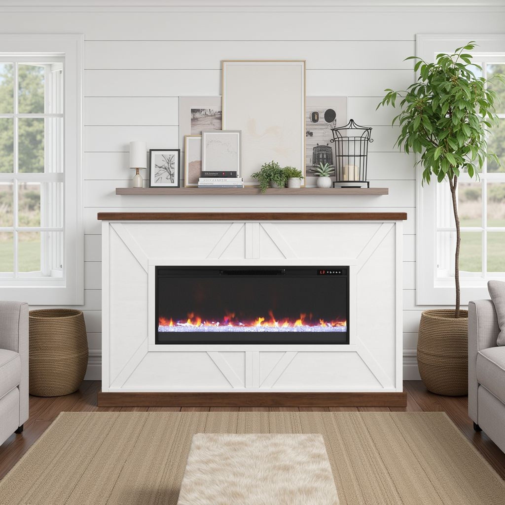 Real Cozy - 66" Liberty Fireplace Mantel