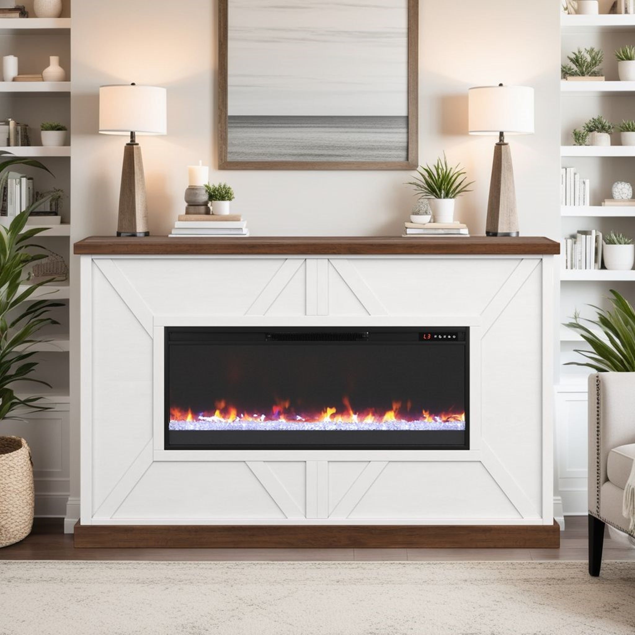 Real Cozy - 66" Liberty Fireplace Mantel