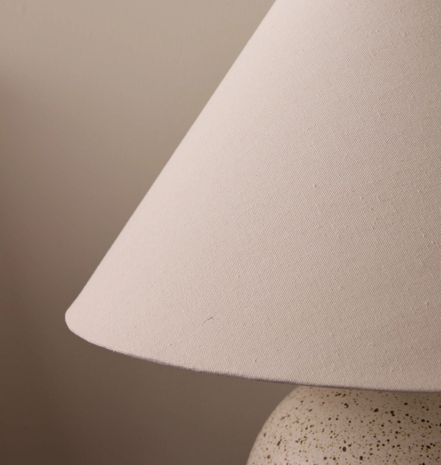 Amber Interiors - Orb Table Lamp in Mottled Ivory