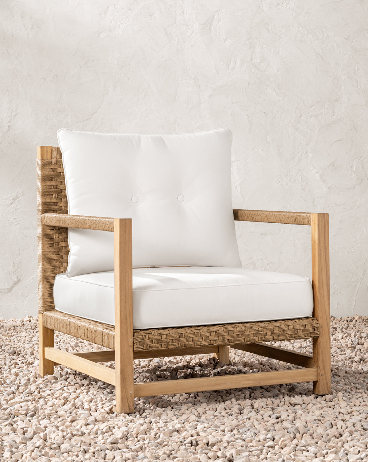 McGee & Co - Lindon Outdoor Lounge Chair (Ready to Ship)