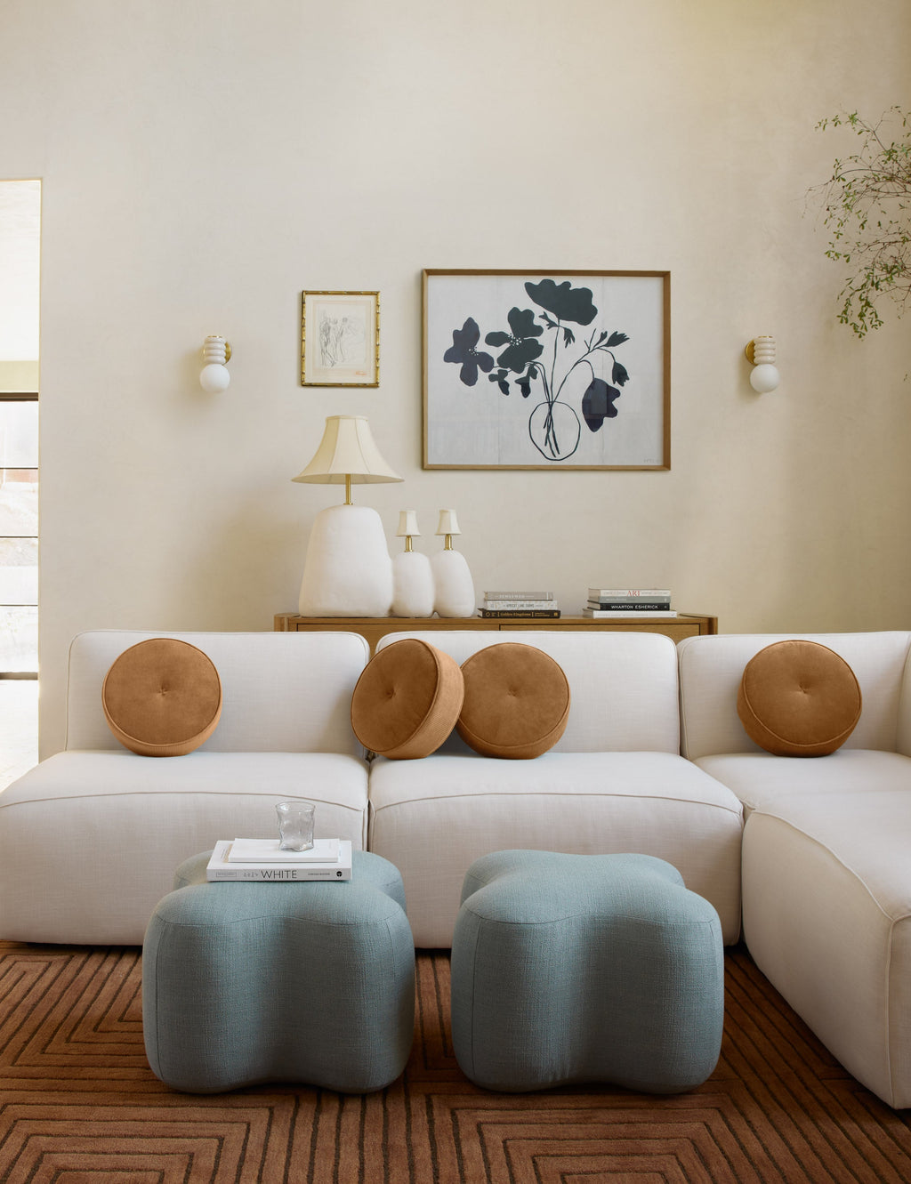 Lulu and Georgia - Anenome Print by Susan Hable