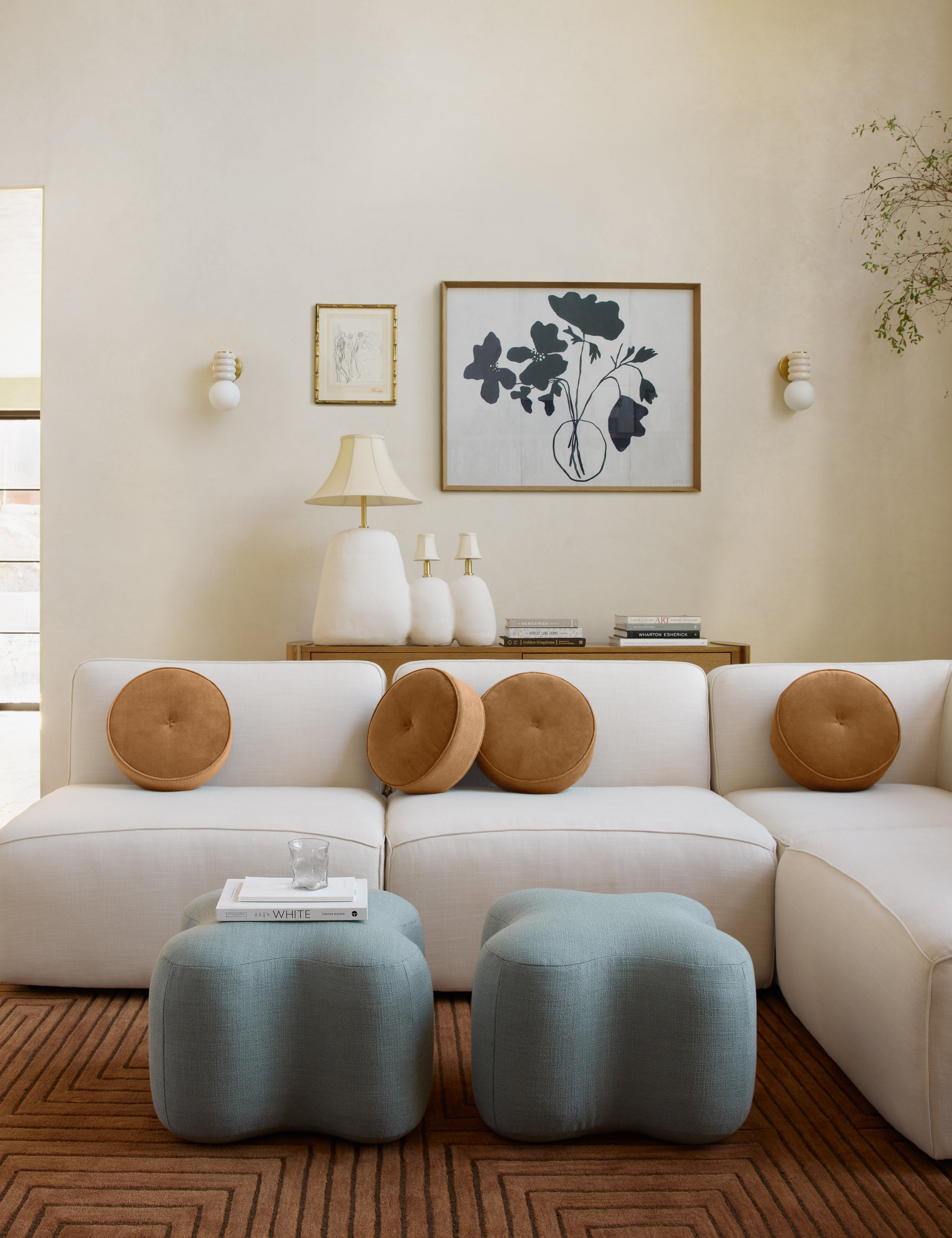 Lulu and Georgia - Anenome Print by Susan Hable