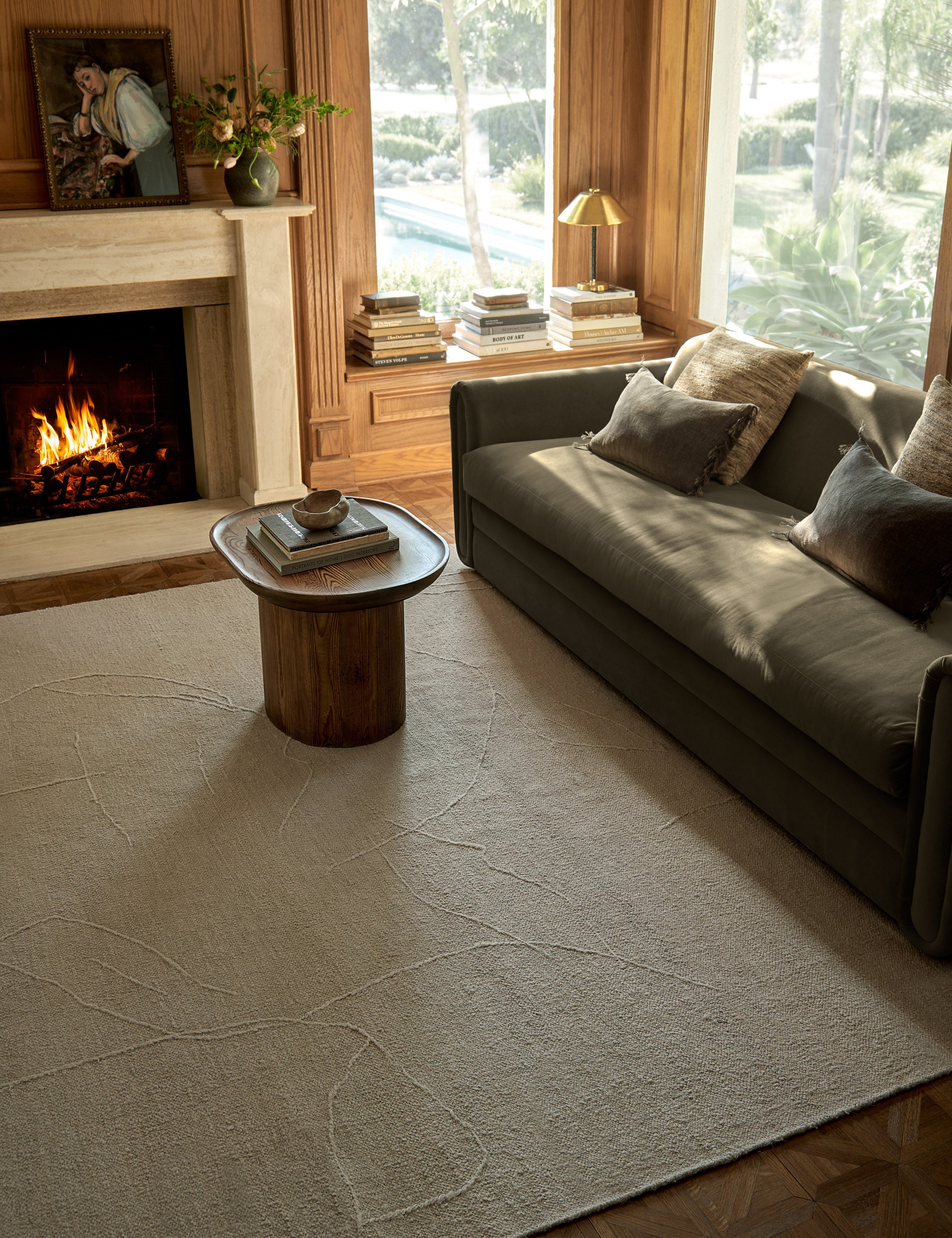 Lulu and Georgia - Beachwood Flatweave Rug by Jake Arnold