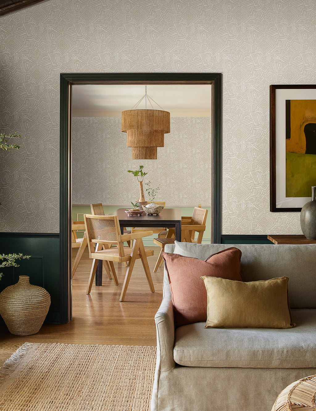 Lulu and Georgia - Bryn Handwoven Jute Rug Swatch 12" x 12"