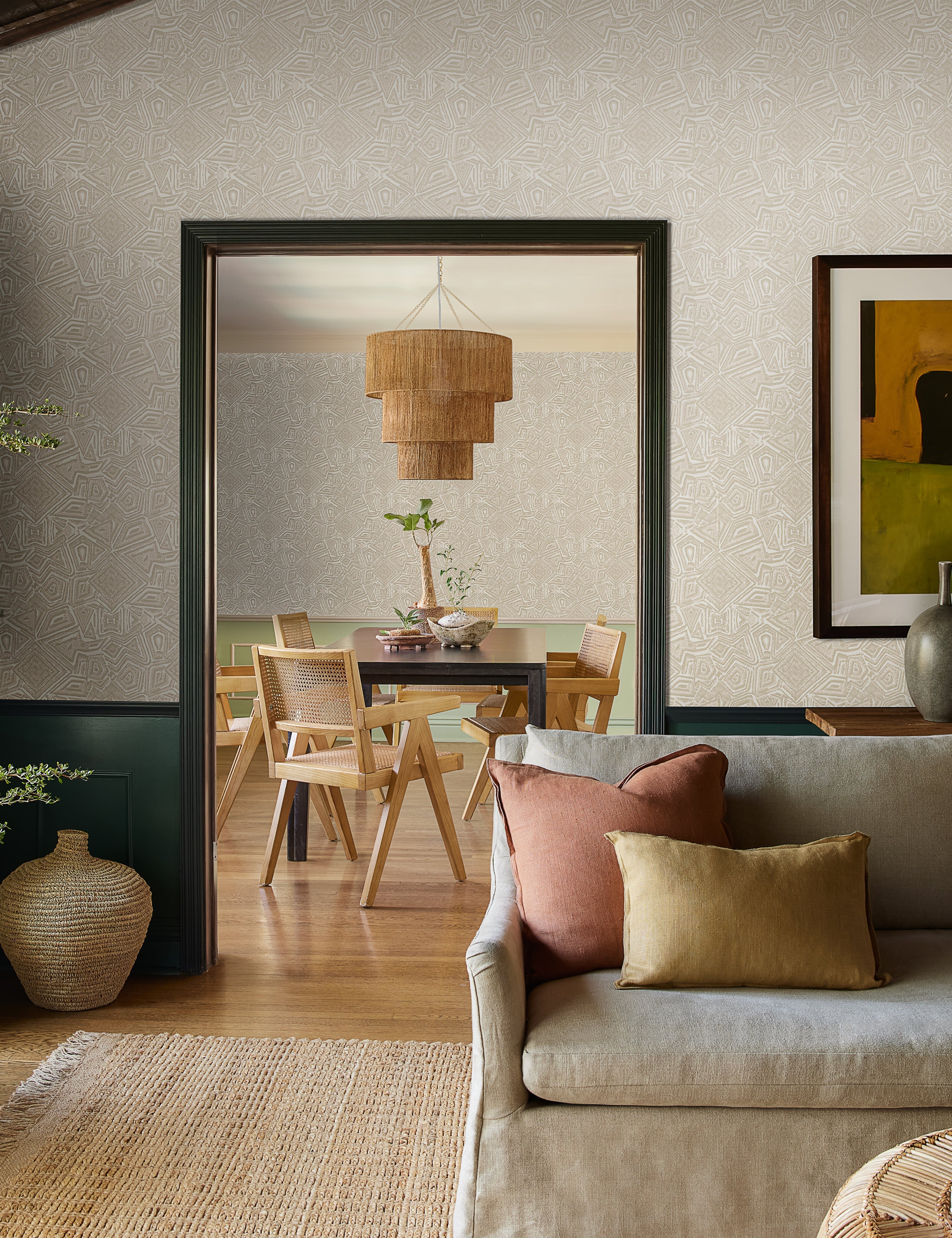 Lulu and Georgia - Bryn Handwoven Jute Rug Swatch 12" x 12"