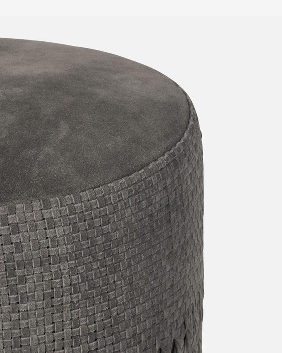 McGee & Co - Longmont Suede Ottoman