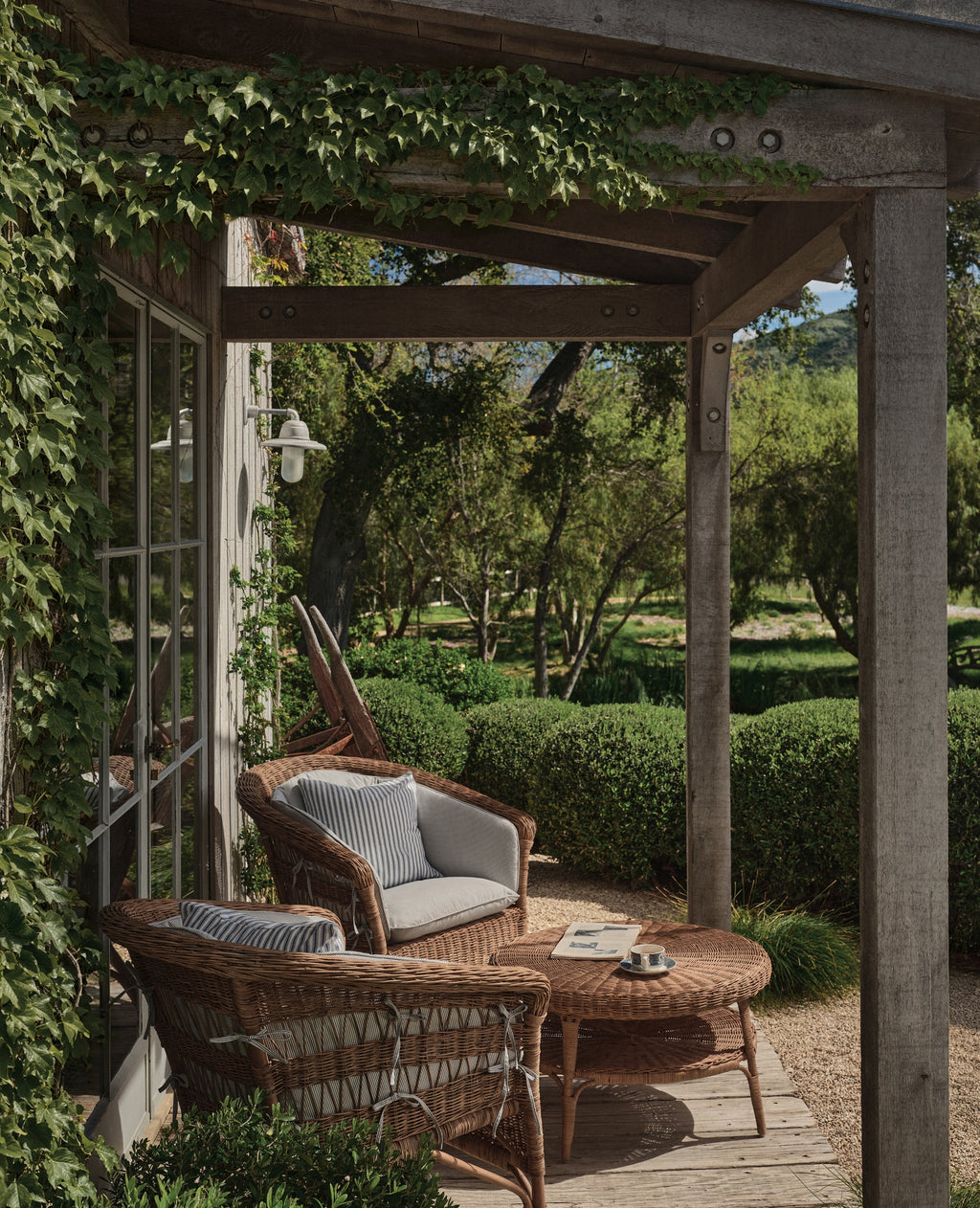 Olive Ateliers - Gather Rattan Coffee Table