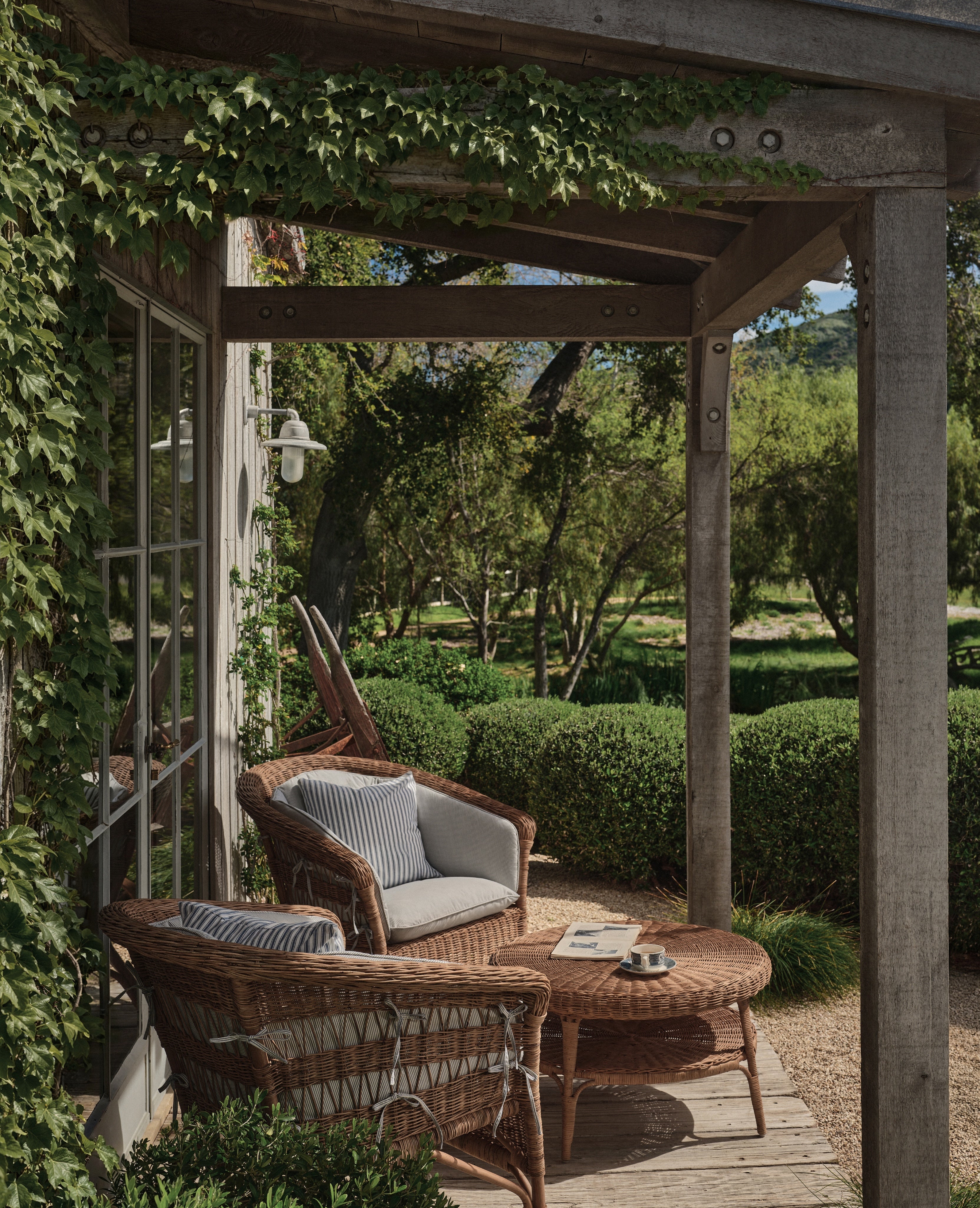 Olive Ateliers - Gather Rattan Coffee Table