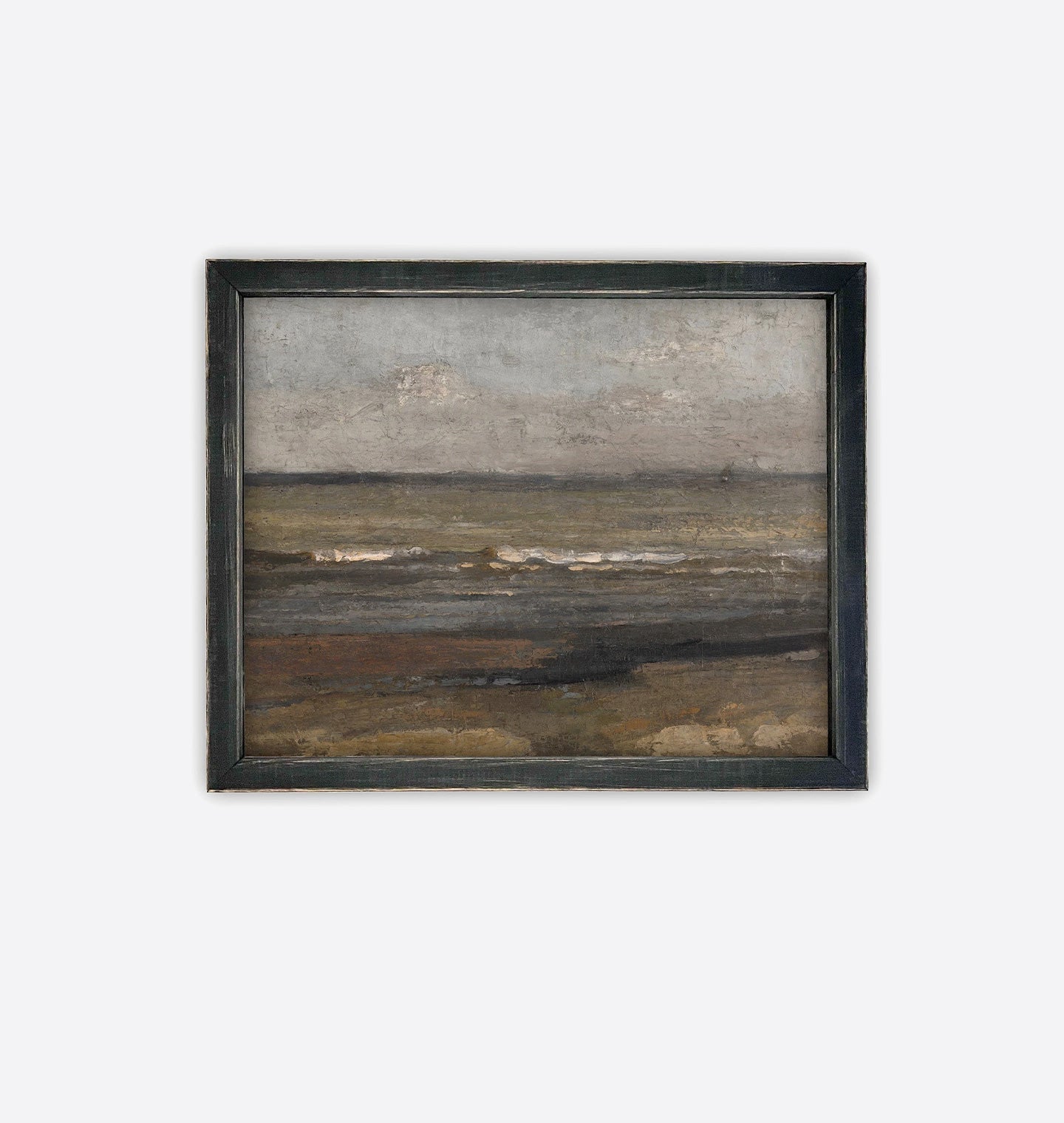 Amber Interiors - Low Tide Framed Print