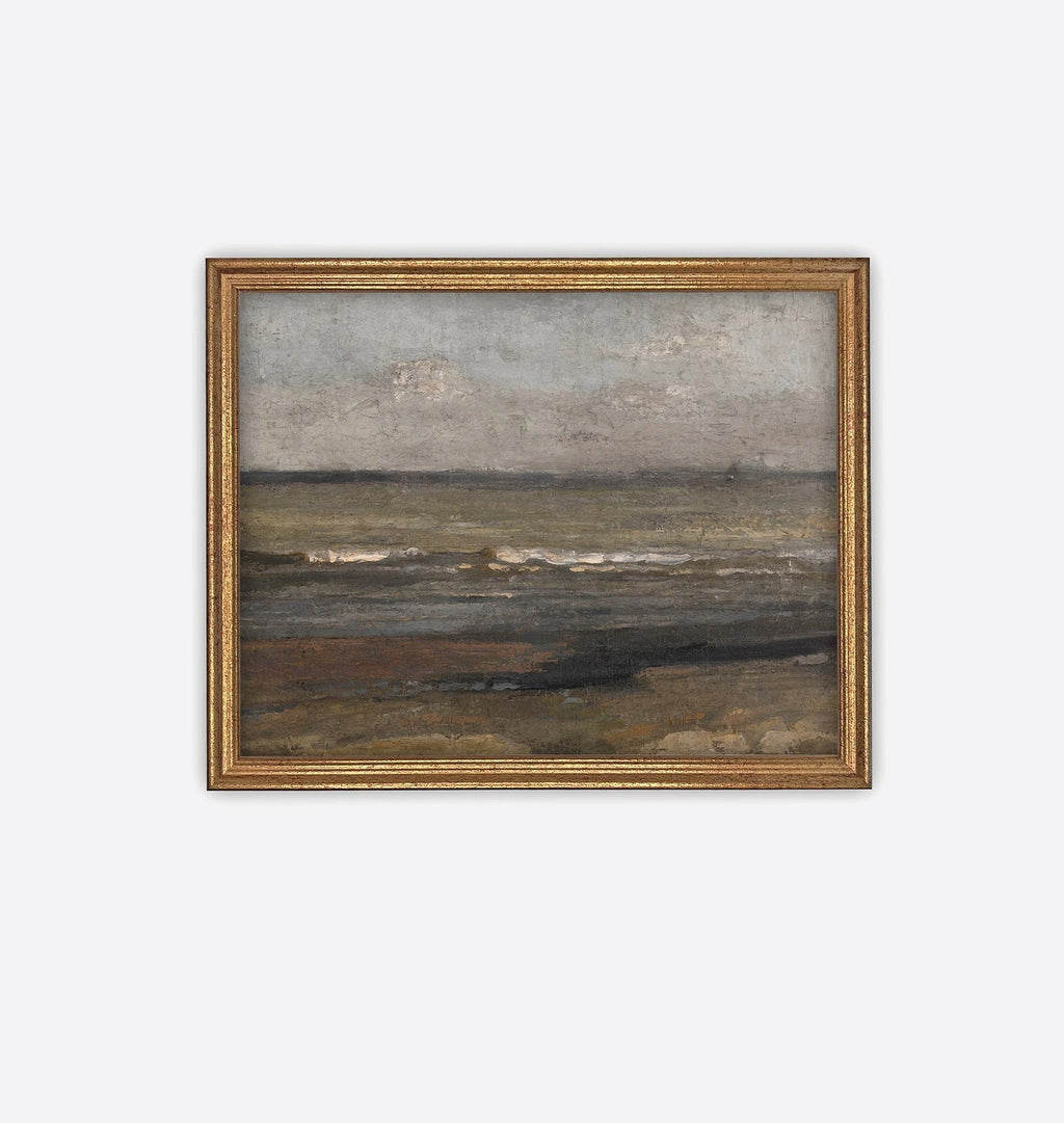 Amber Interiors - Low Tide Framed Print