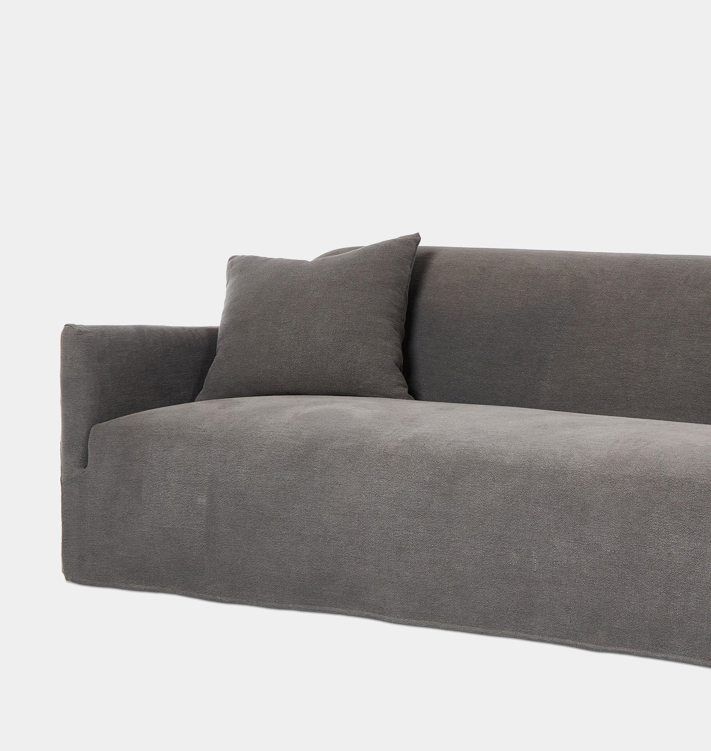 Amber Interiors - Lowell Slipcover Sofa 96"