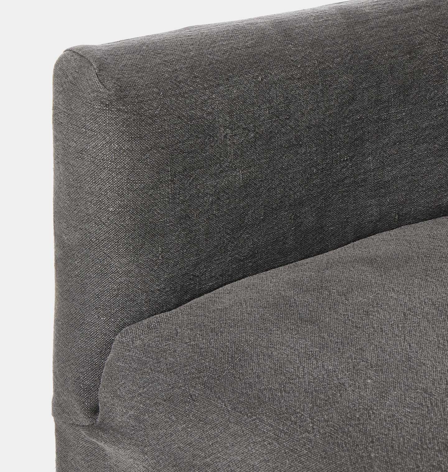 Amber Interiors - Lowell Slipcover Swivel Chair