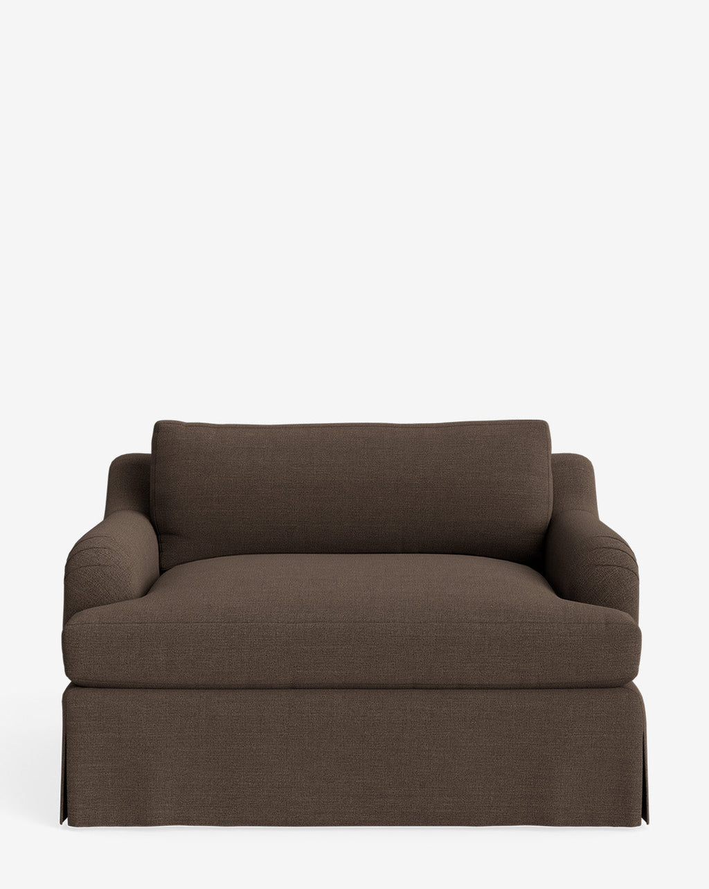 McGee & Co - Lucille Skirted English Roll Arm Chair and a Half