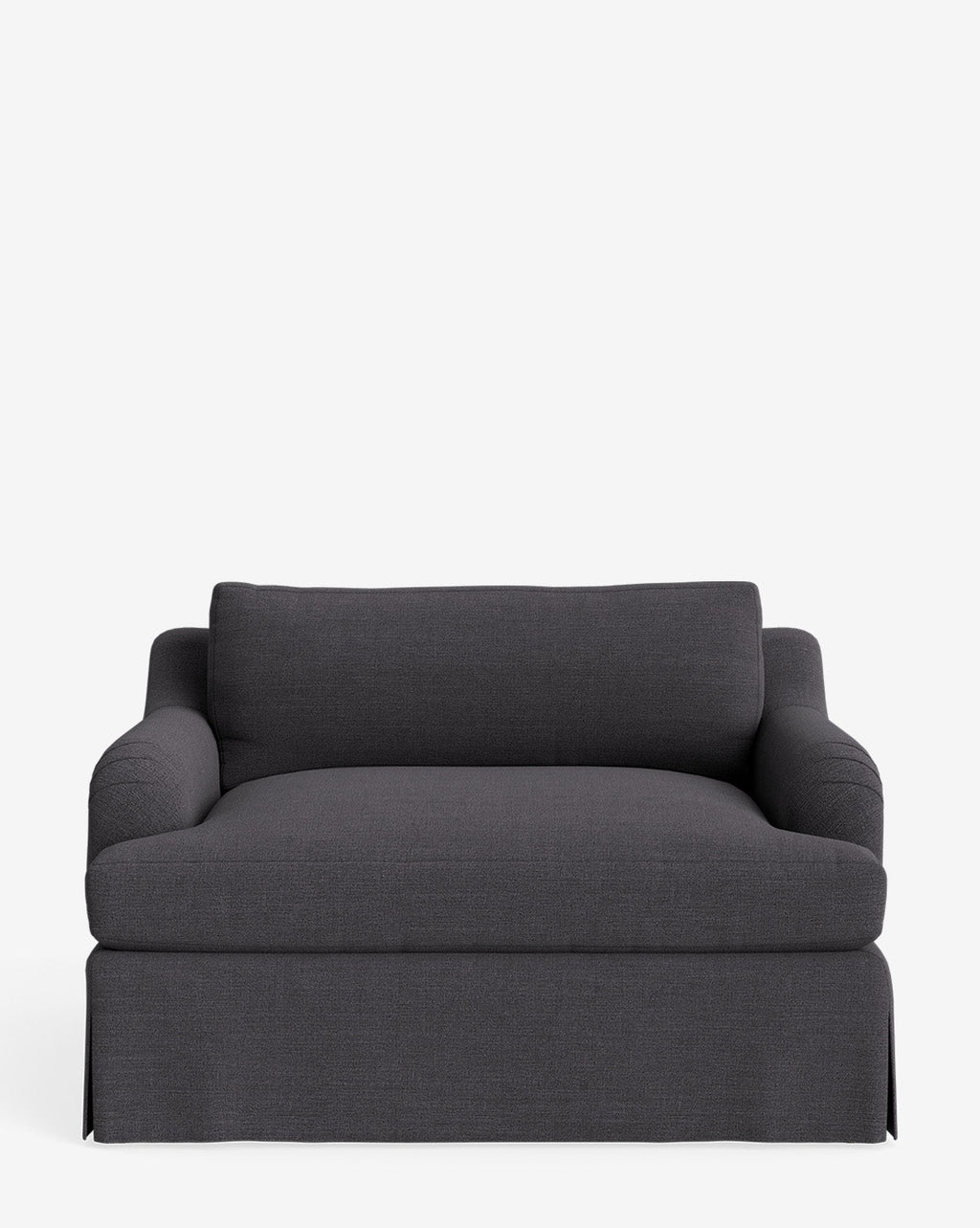 McGee & Co - Lucille Skirted English Roll Arm Chair and a Half