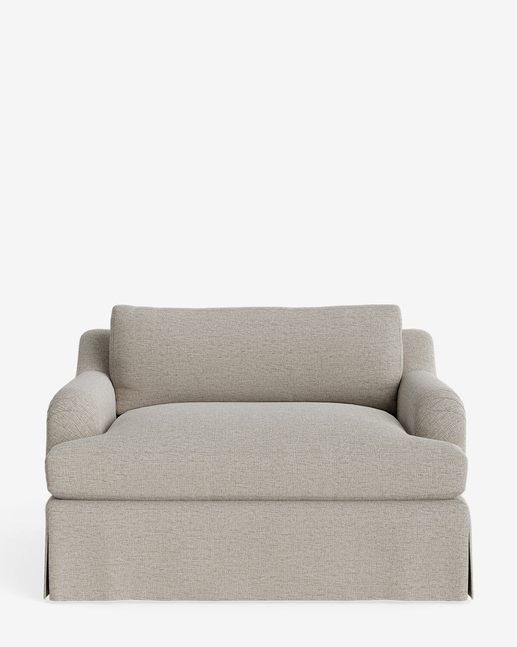 McGee & Co - Lucille Skirted English Roll Arm Chair and a Half