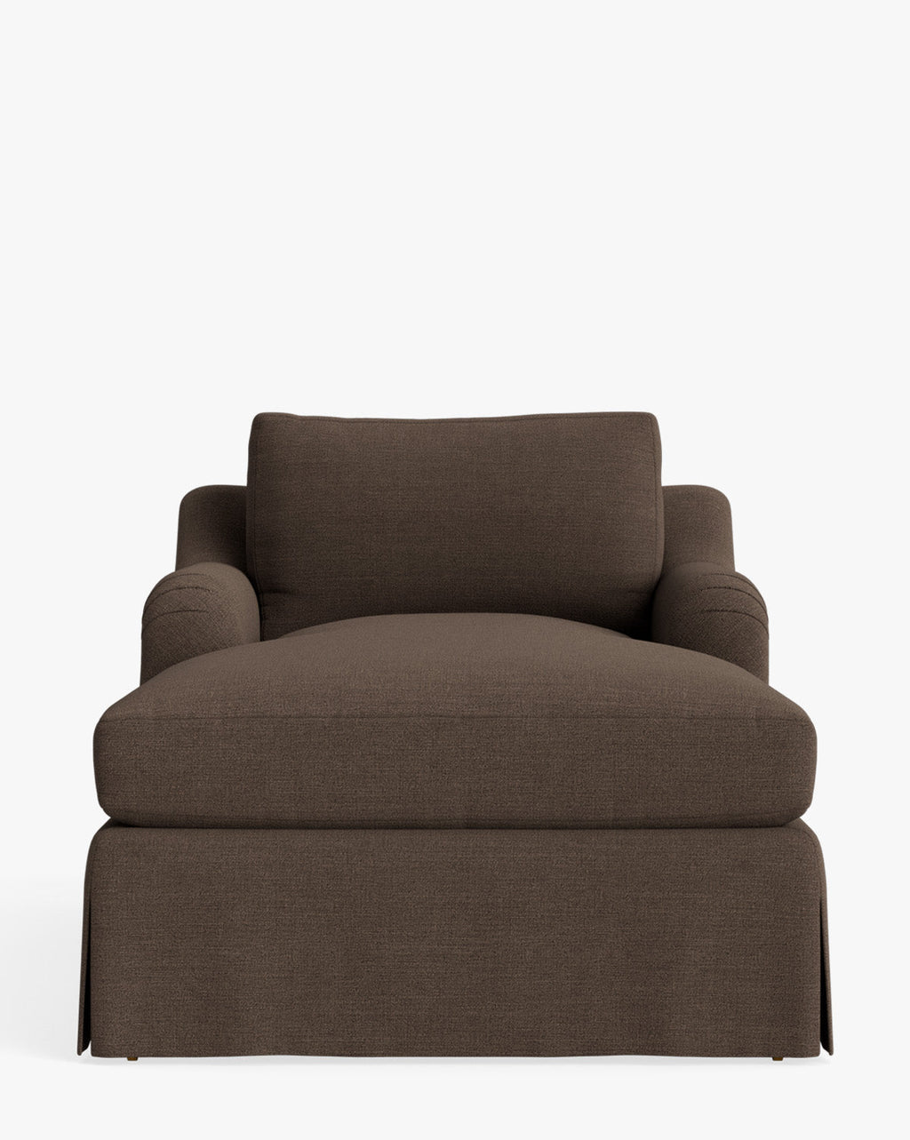 McGee & Co - Lucille Skirted English Roll Arm Chaise Lounge