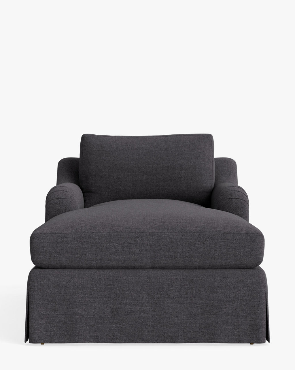 McGee & Co - Lucille Skirted English Roll Arm Chaise Lounge
