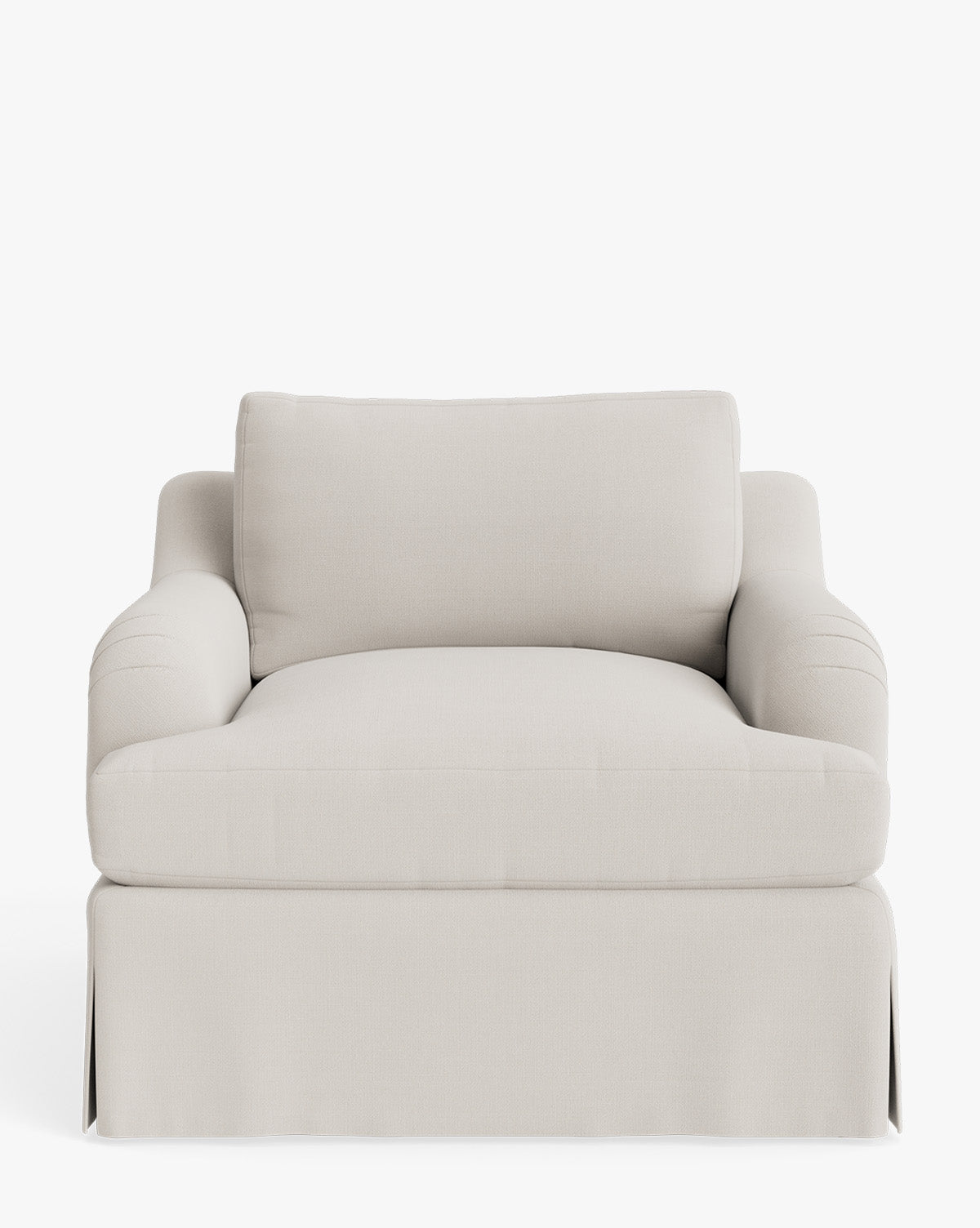 McGee & Co - Lucille Skirted English Roll Arm Lounge Chair