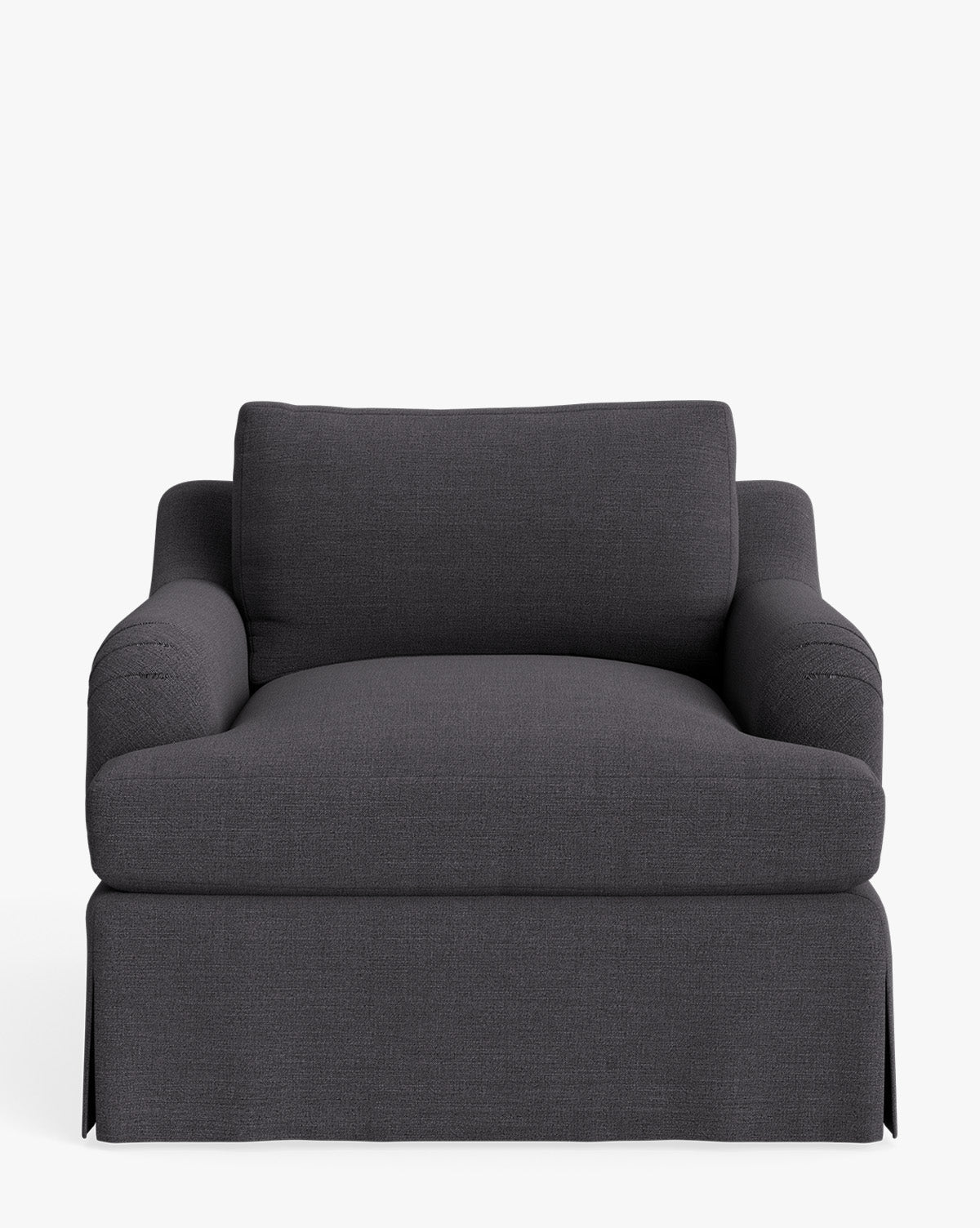 McGee & Co - Lucille Skirted English Roll Arm Lounge Chair