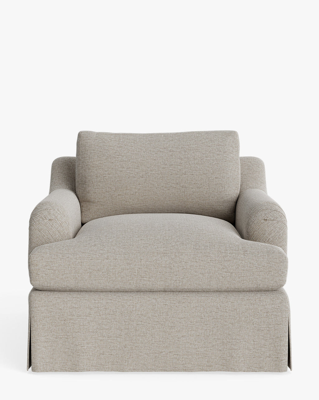 McGee & Co - Lucille Skirted English Roll Arm Lounge Chair
