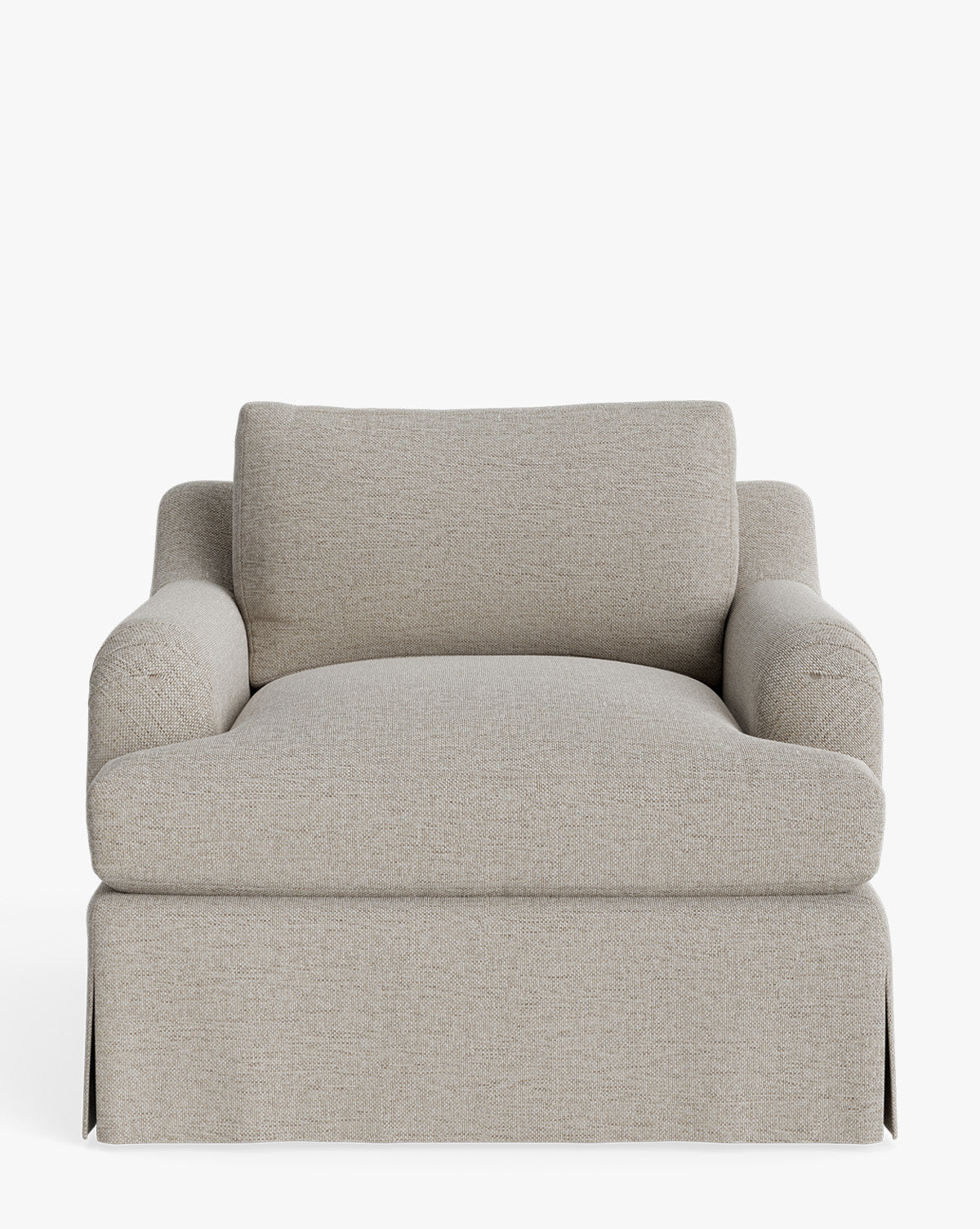 McGee & Co - Lucille Skirted English Roll Arm Lounge Chair