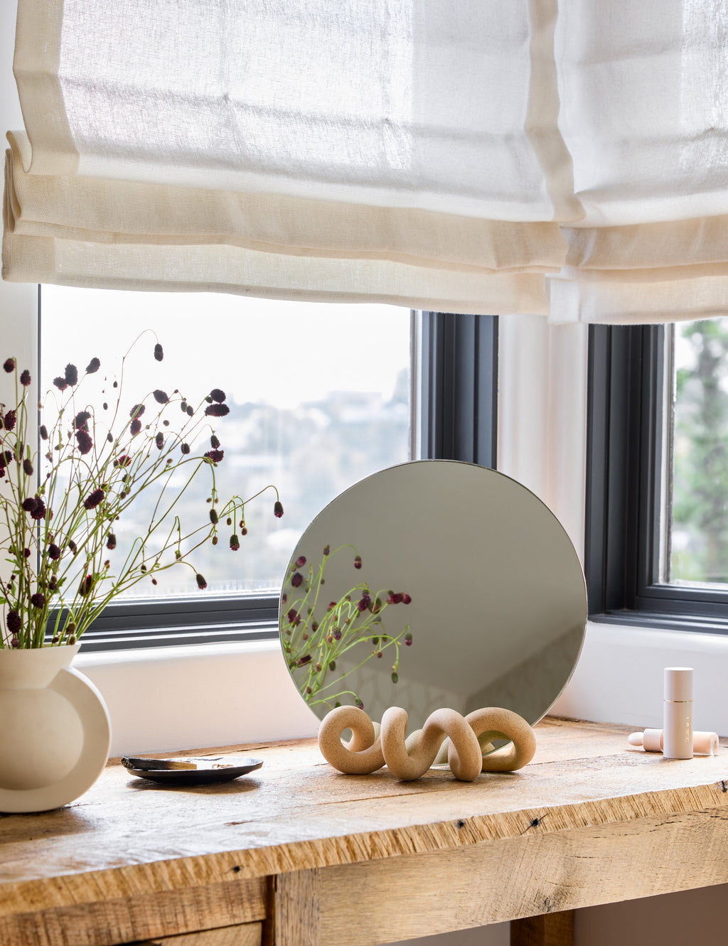 Lulu and Georgia - Curlee Table Mirror by SIN Ceramics