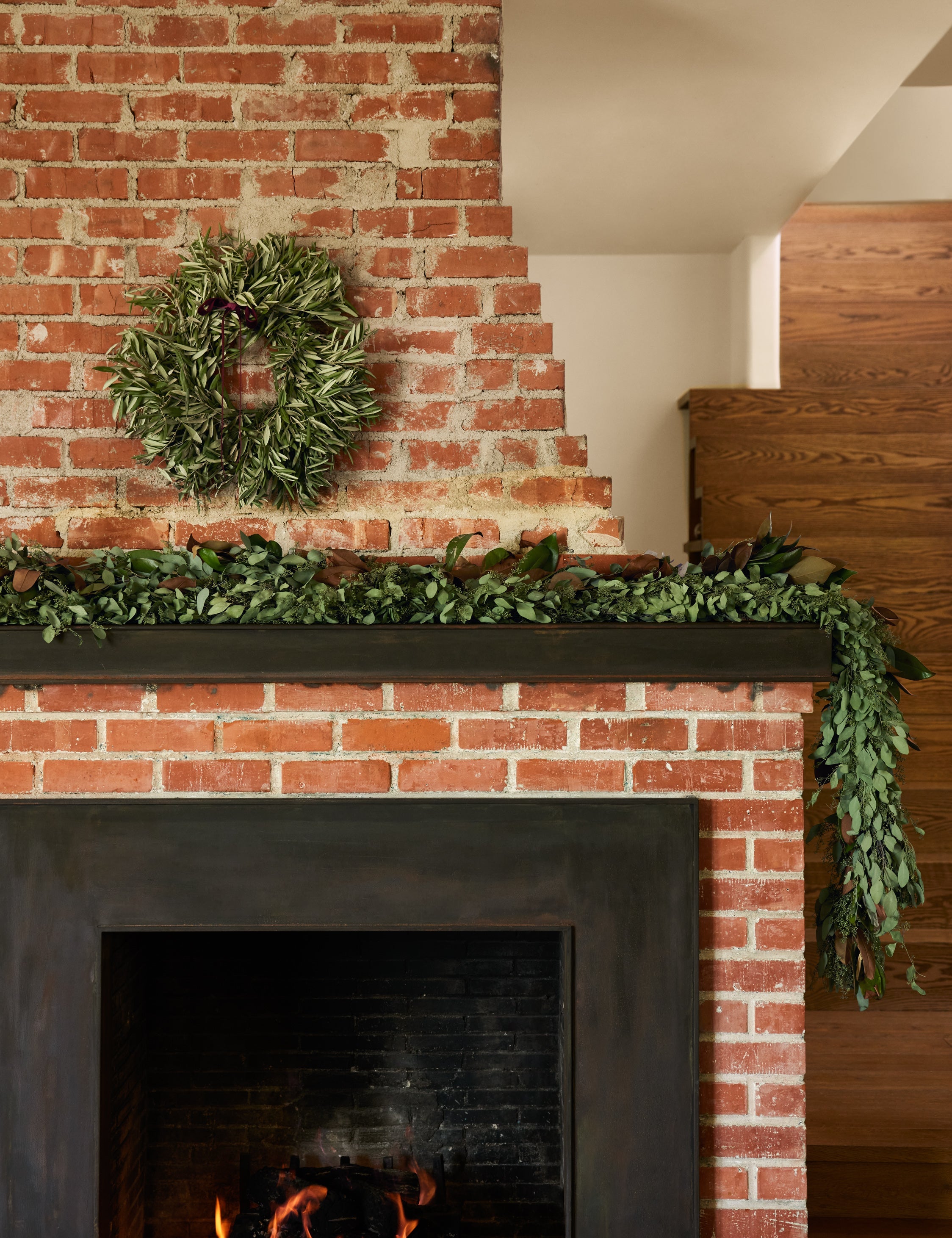 Lulu and Georgia - Fresh Handmade Olive Leaf Wreath