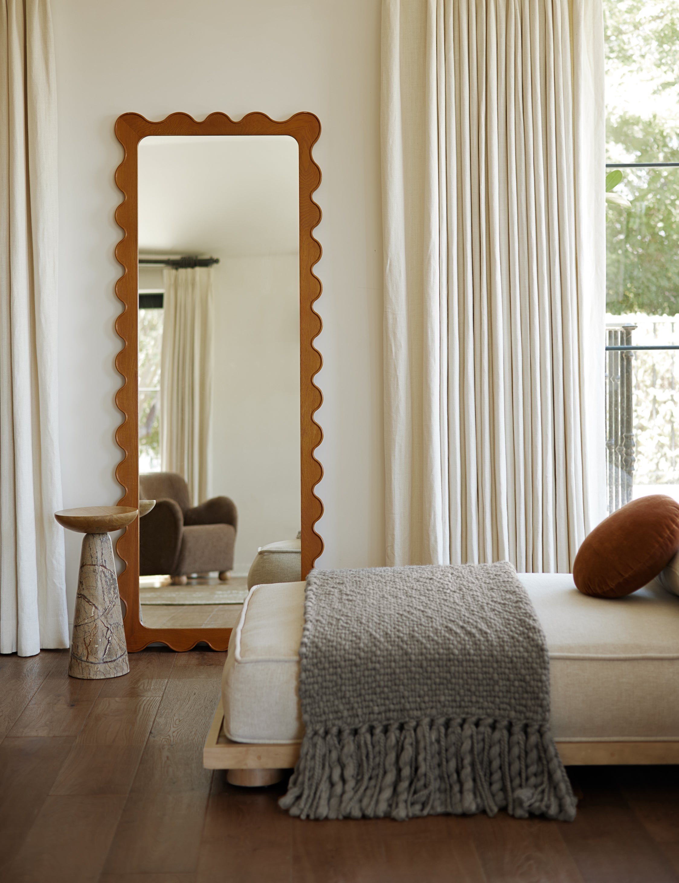 Lulu and Georgia - Ripple Full Length Mirror by Sarah Sherman Samuel