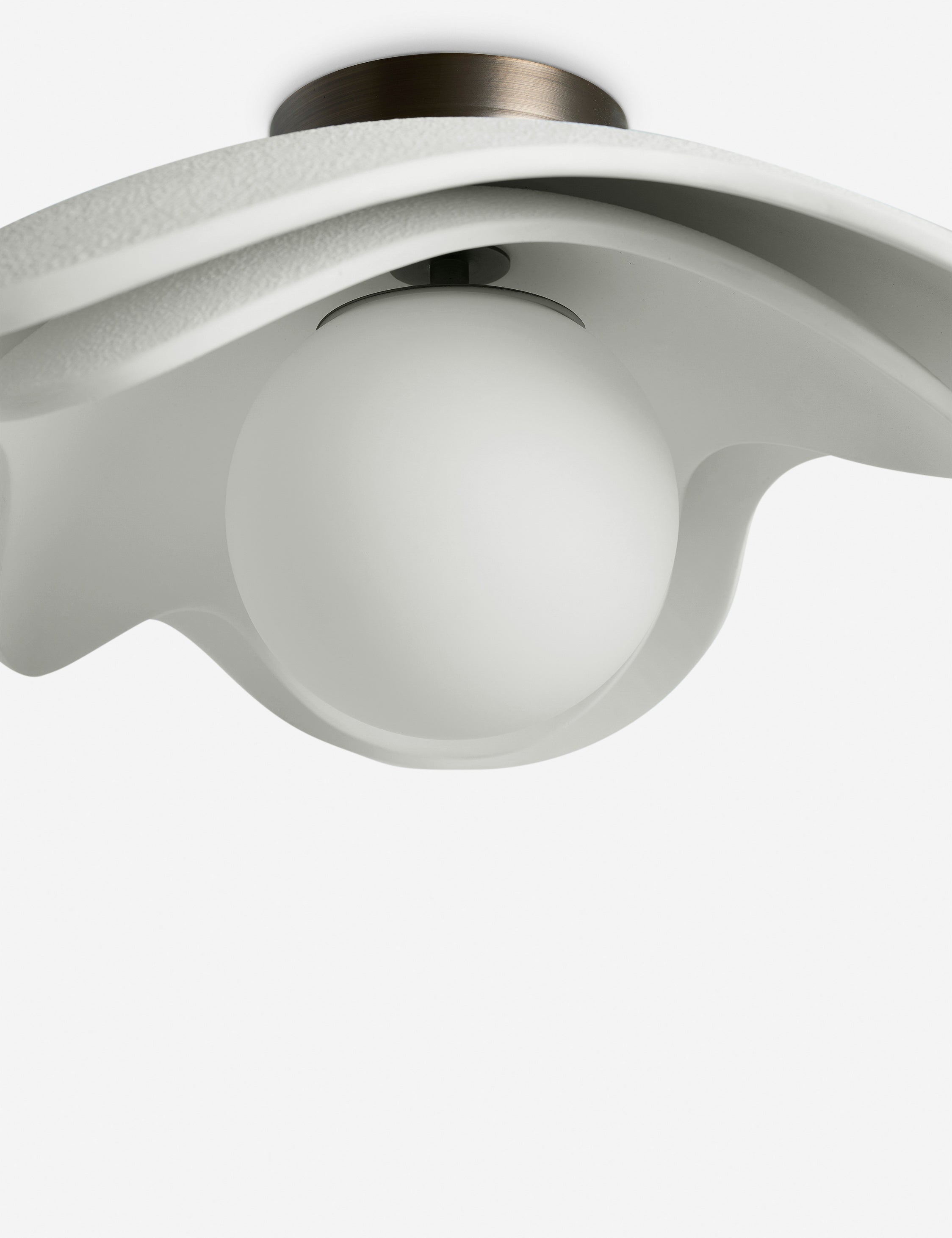 Lulu and Georgia - Soft Petal Flush Mount Light by Lolly Lolly Ceramics