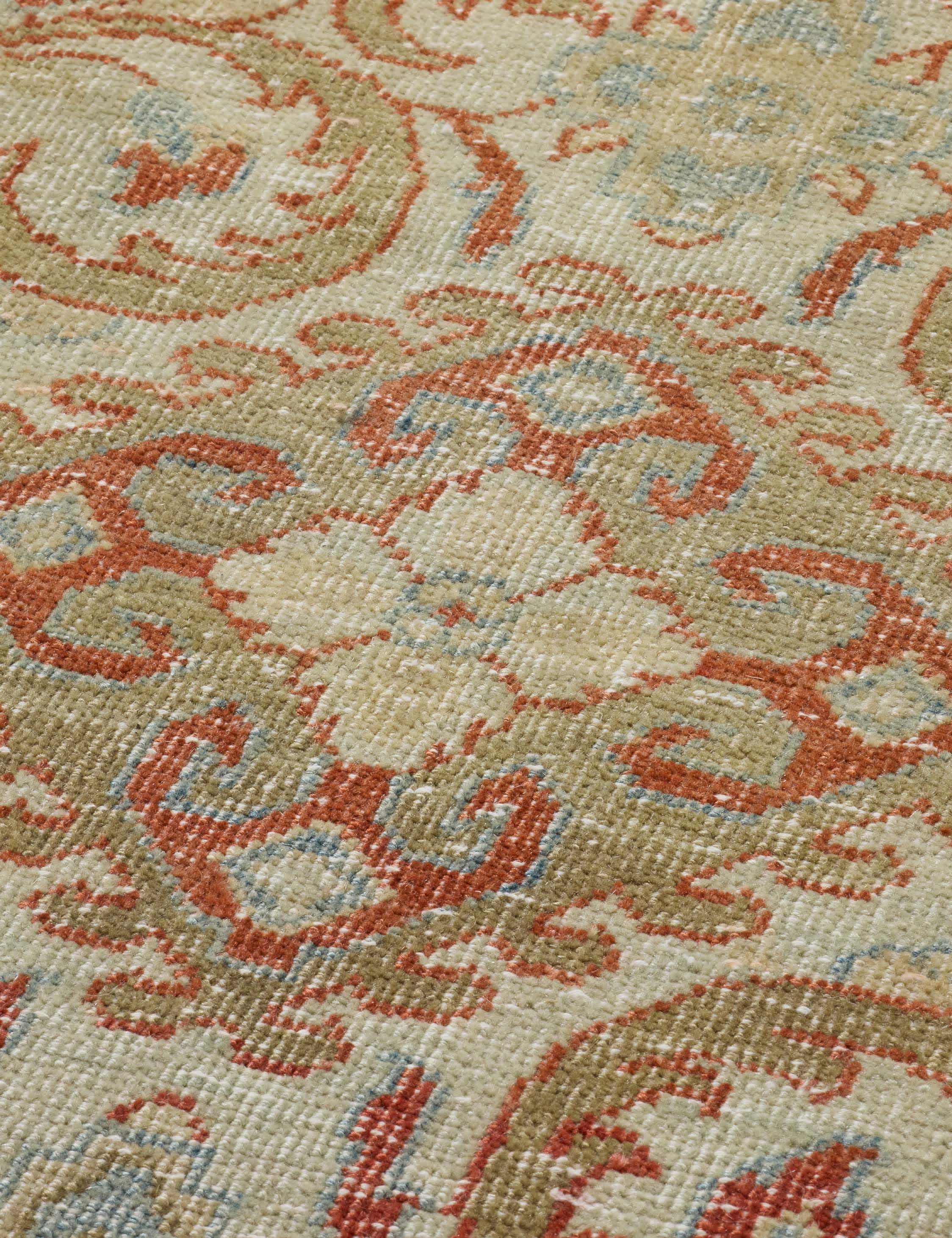 Lulu and Georgia - Vintage Turkish Hand - Knotted Wool Rug No. 613, 6'11" x 10'1"