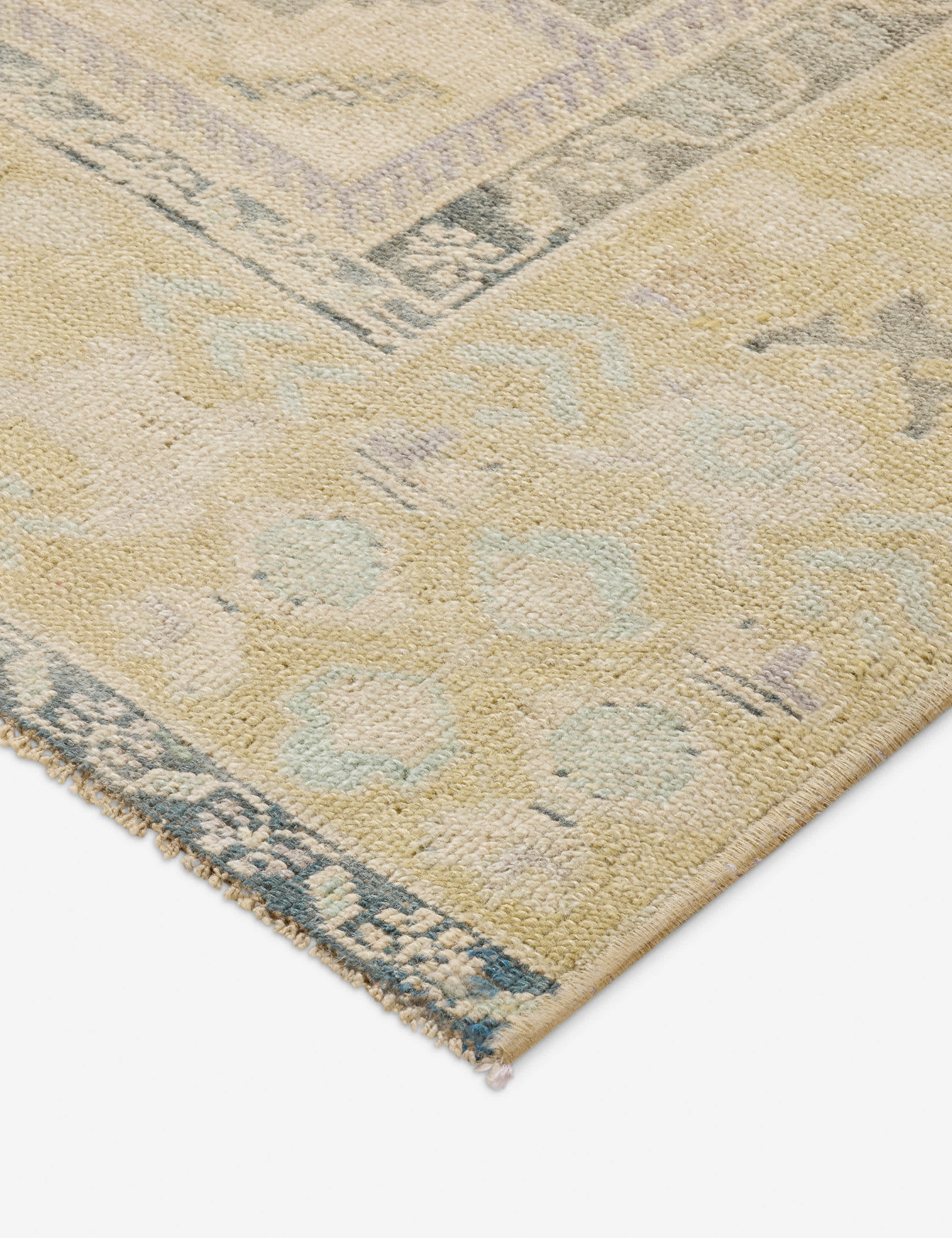 Lulu and Georgia - Vintage Turkish Hand - Knotted Wool Rug No. 610, 6'1" x 10'