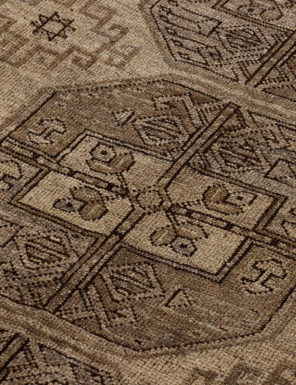 Lulu and Georgia - Vintage Turkish Hand - Knotted Wool Rug No. 607, 7'2" x 8'8"