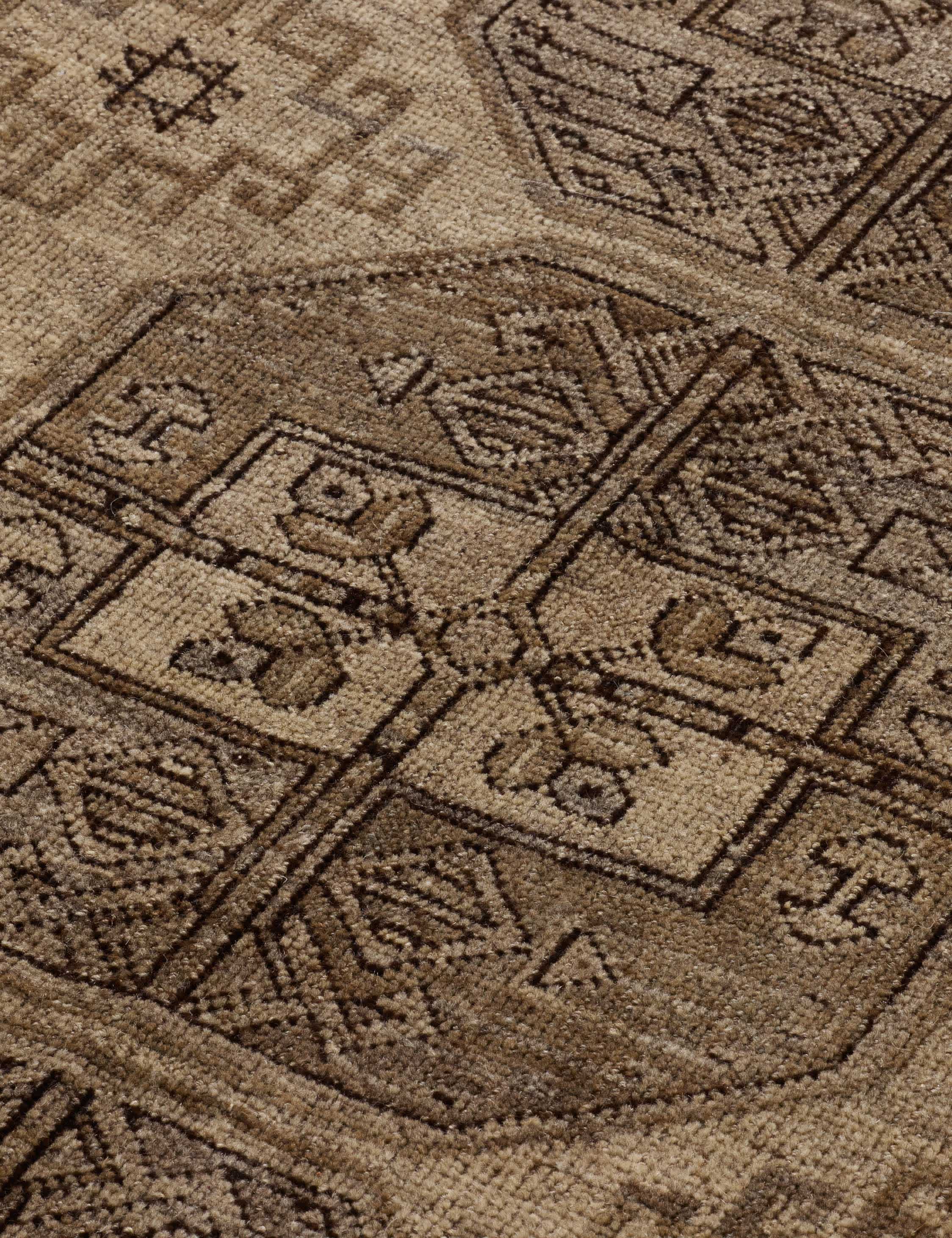 Lulu and Georgia - Vintage Turkish Hand - Knotted Wool Rug No. 607, 7'2" x 8'8"
