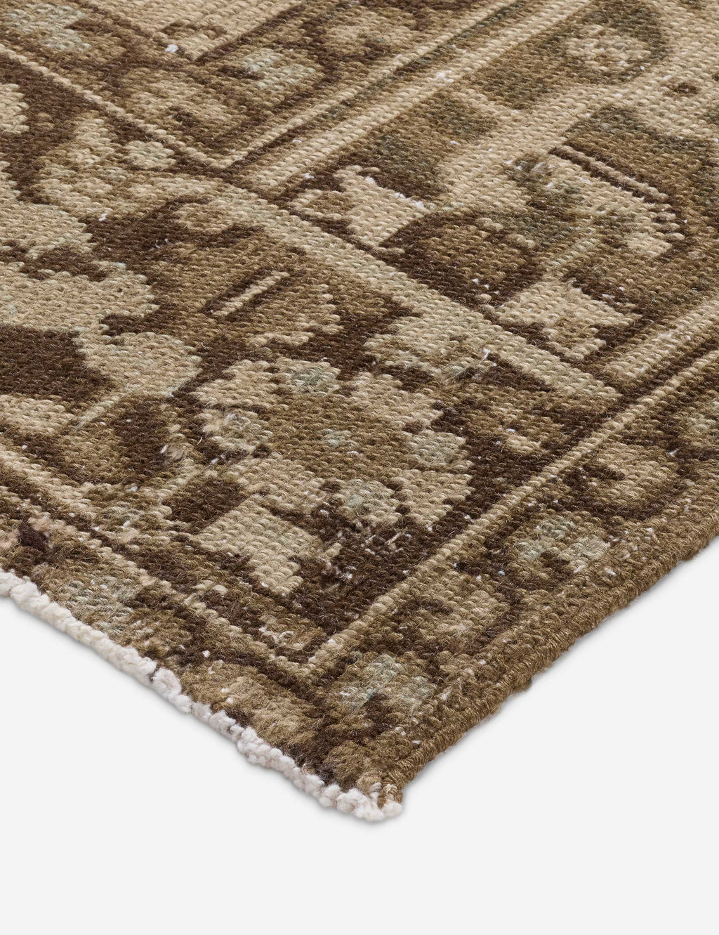 Lulu and Georgia - Vintage Turkish Hand - Knotted Wool Rug No. 612, 7' x 9'