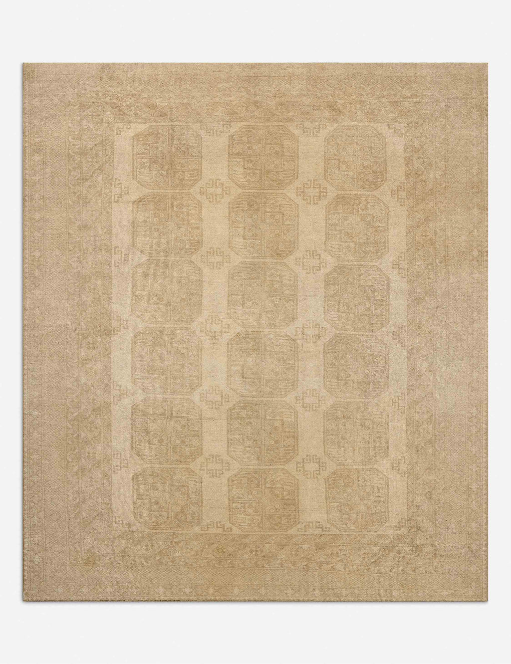 Lulu and Georgia - Vintage Turkish Hand - Knotted Wool Rug No. 608, 8'2" x 9'9"