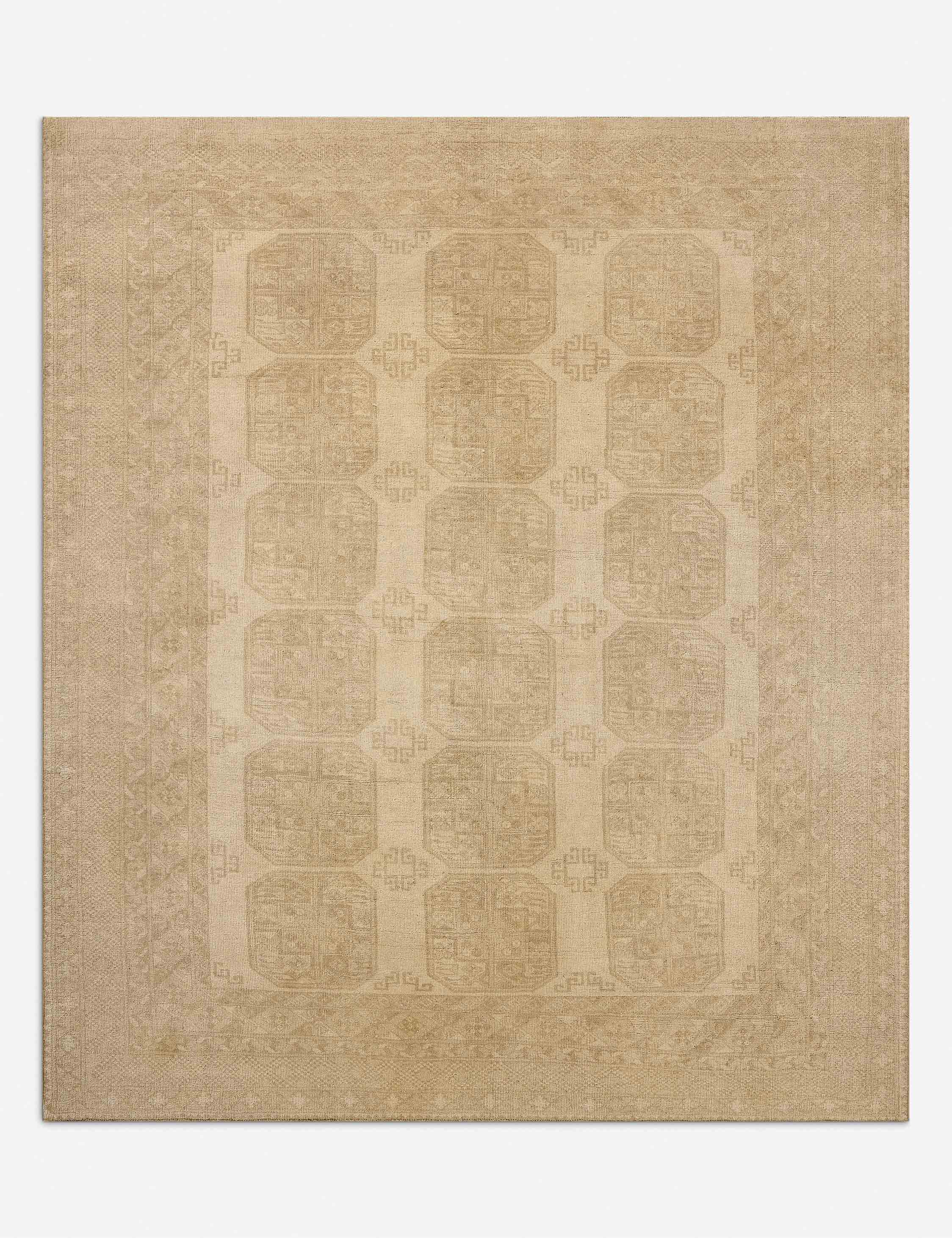 Lulu and Georgia - Vintage Turkish Hand - Knotted Wool Rug No. 608, 8'2" x 9'9"
